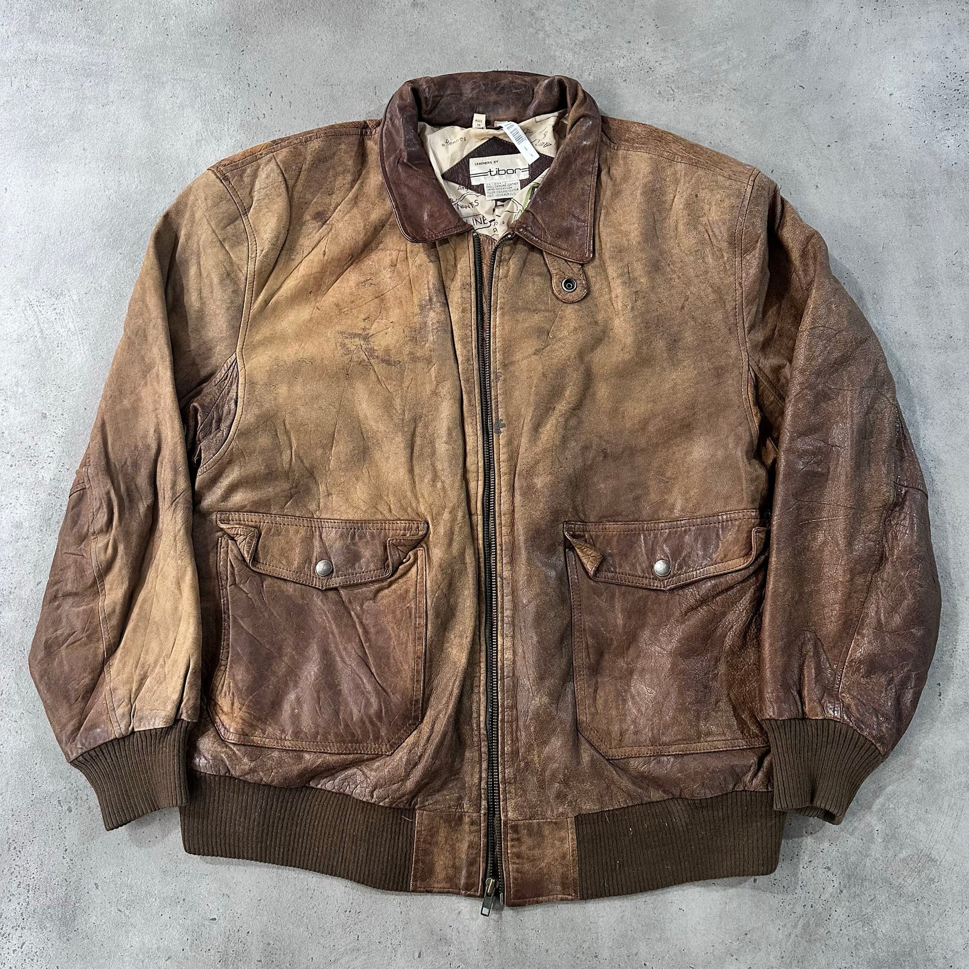 Vintage 70s-90s Military A-2 Leather Jackets