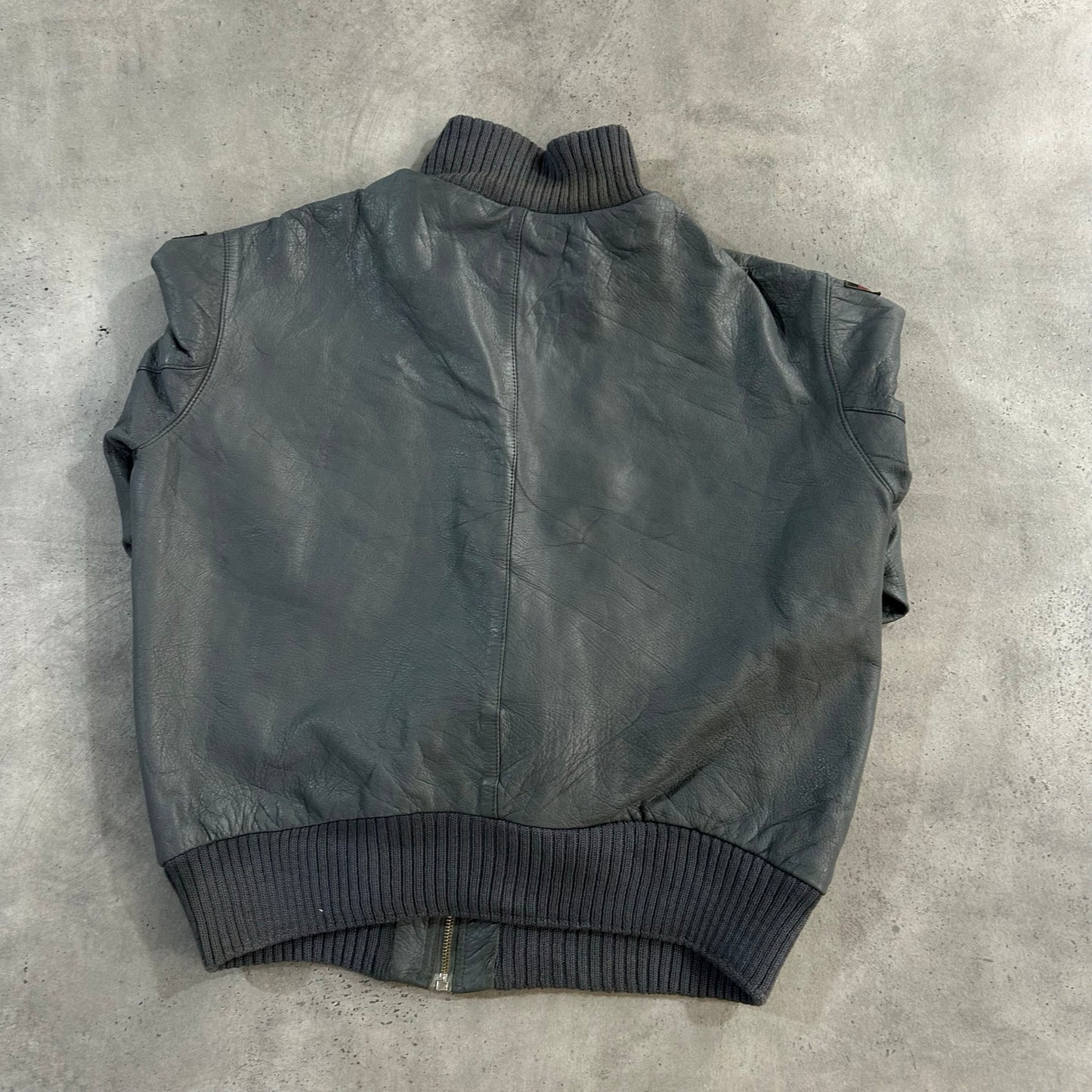 Vintage 70s-90s West Germany Military Flight Leather Jackets