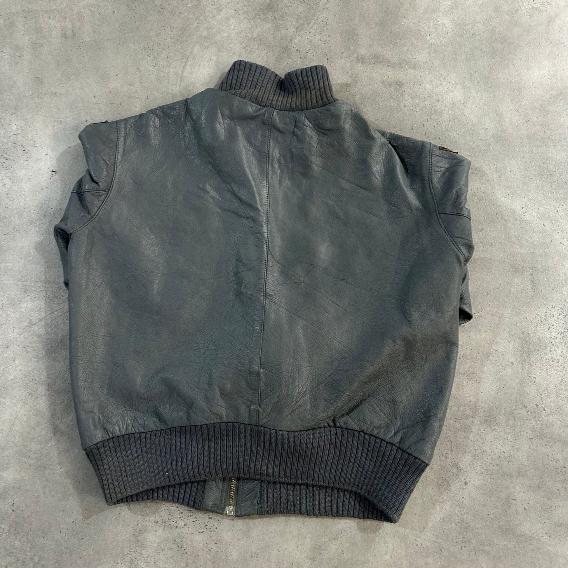 Vintage 70s-90s West Germany Military Flight Leather Jackets