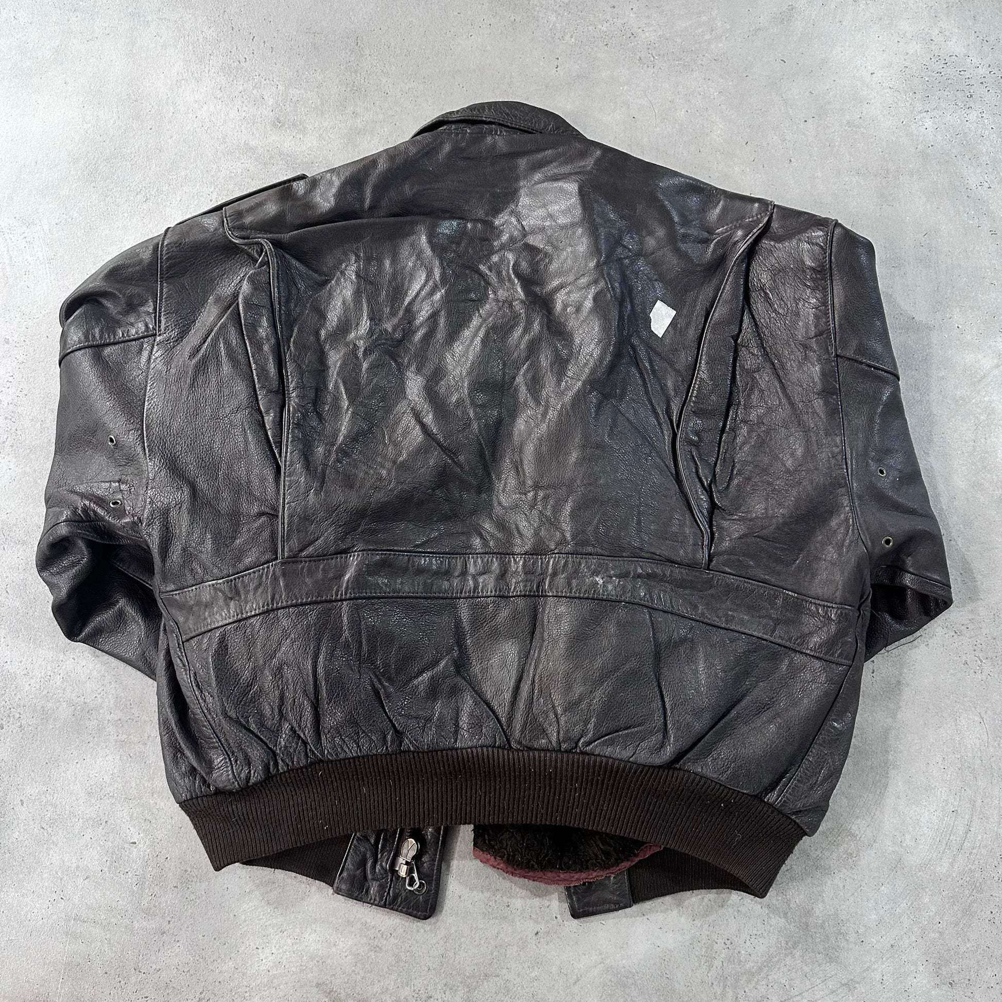 Vintage 70s-90s Italy Military A-2 Leather Jackets