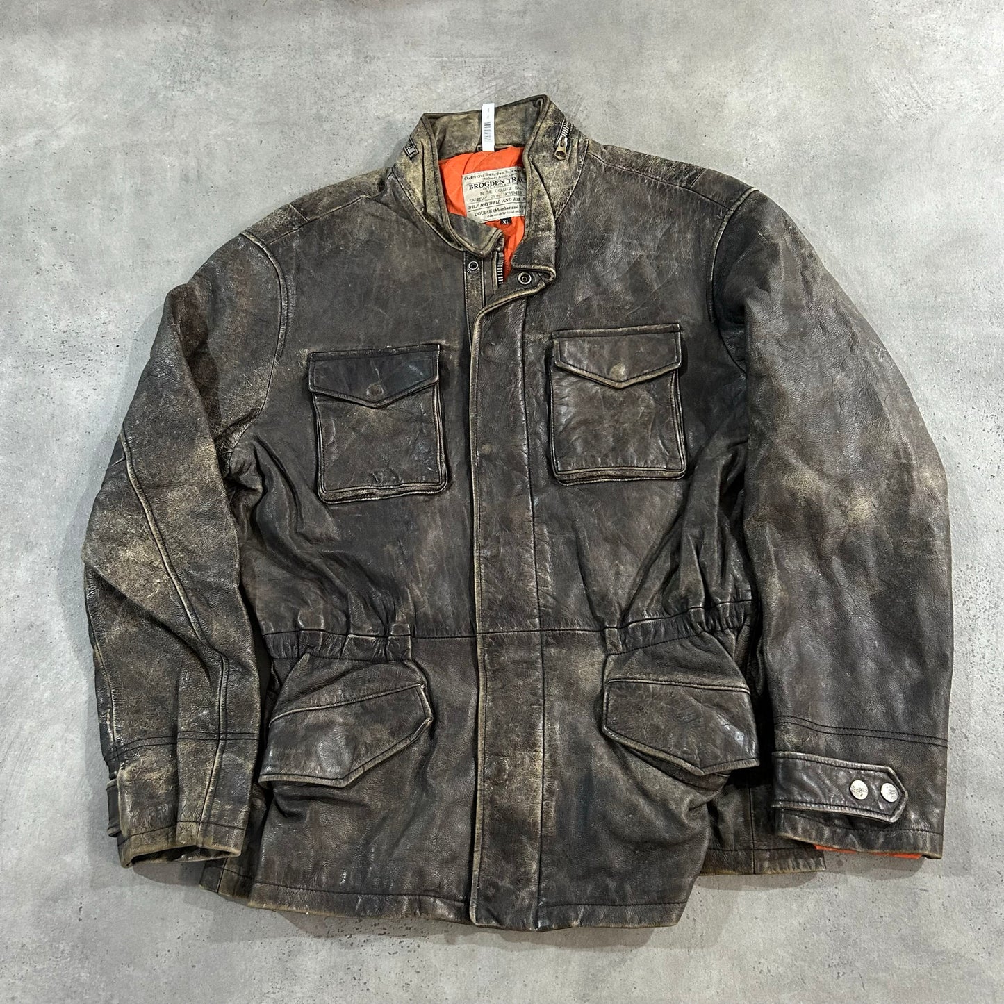 Vintage Italy Retro Leather Jackets