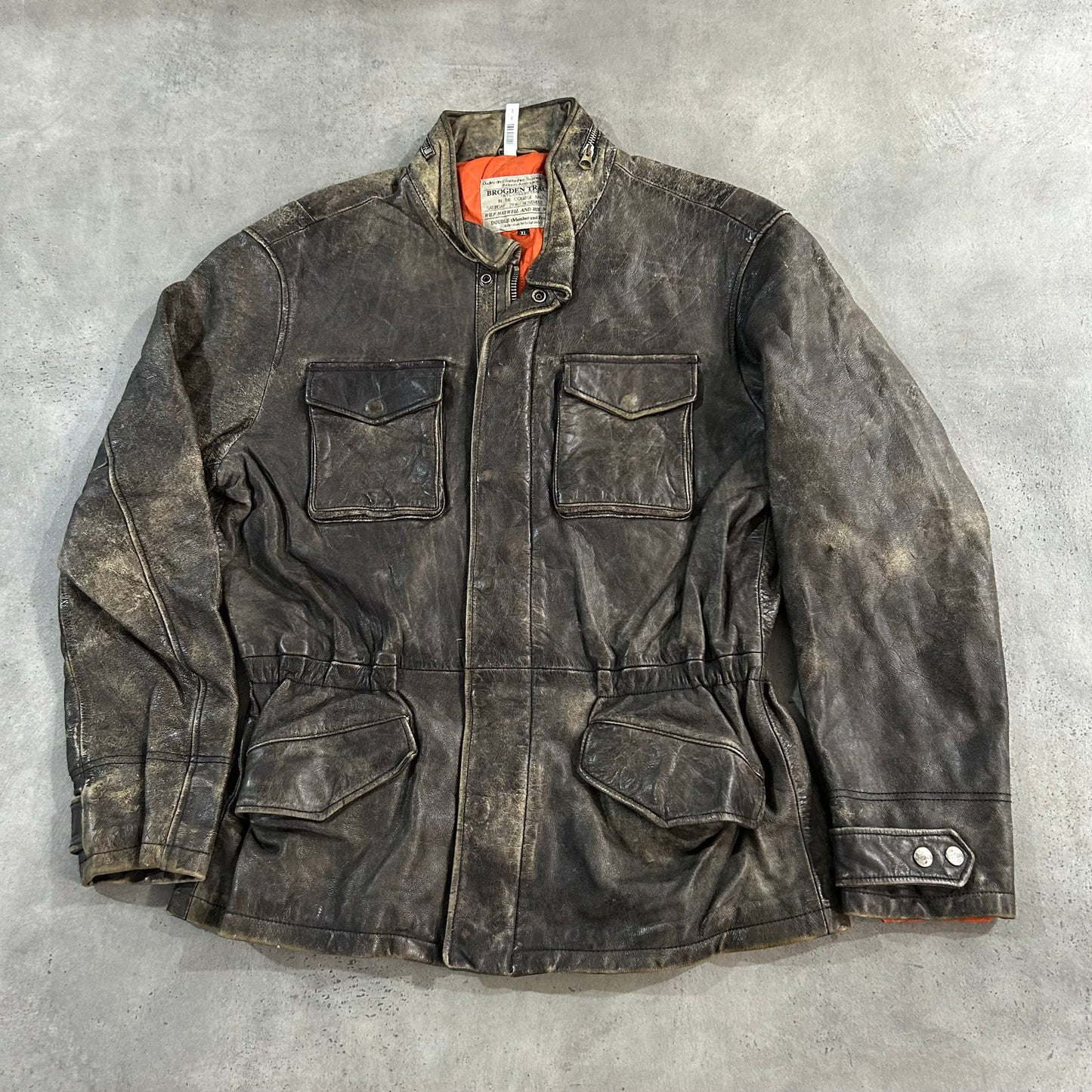 Vintage Italy Retro Leather Jackets