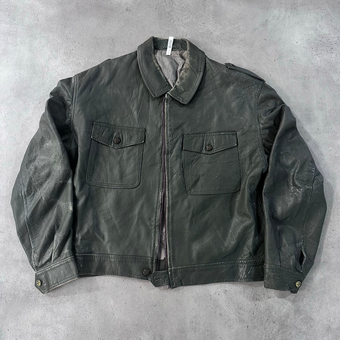 Vintage 70s-90s Germany Military Leather Jackets