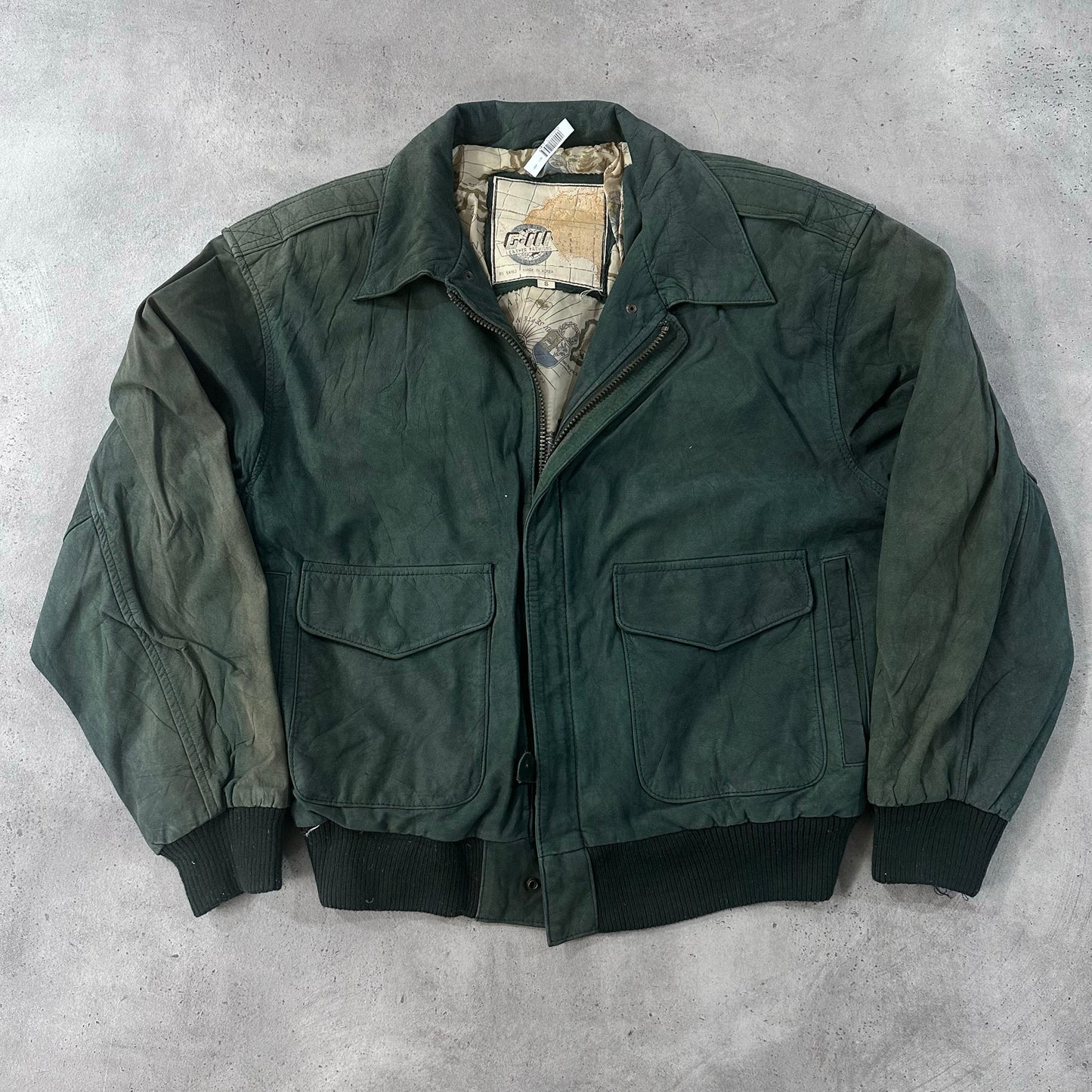 Vintage 70s-90s South Korea Retro A-2 Leather Jackets
