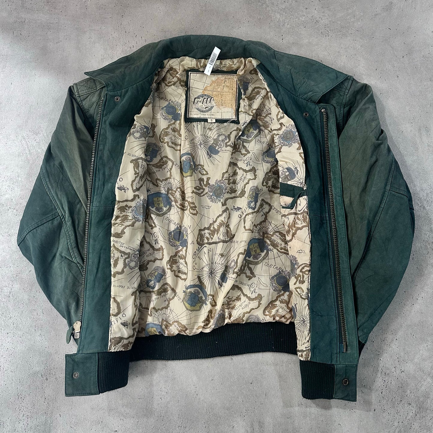 Vintage 70s-90s South Korea Retro A-2 Leather Jackets