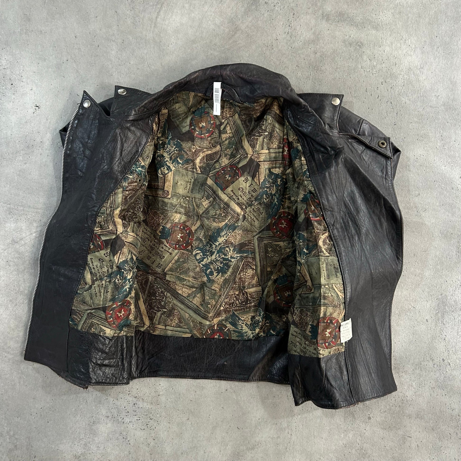 Vintage 70s-90s Spain Double Rider Leather Jackets