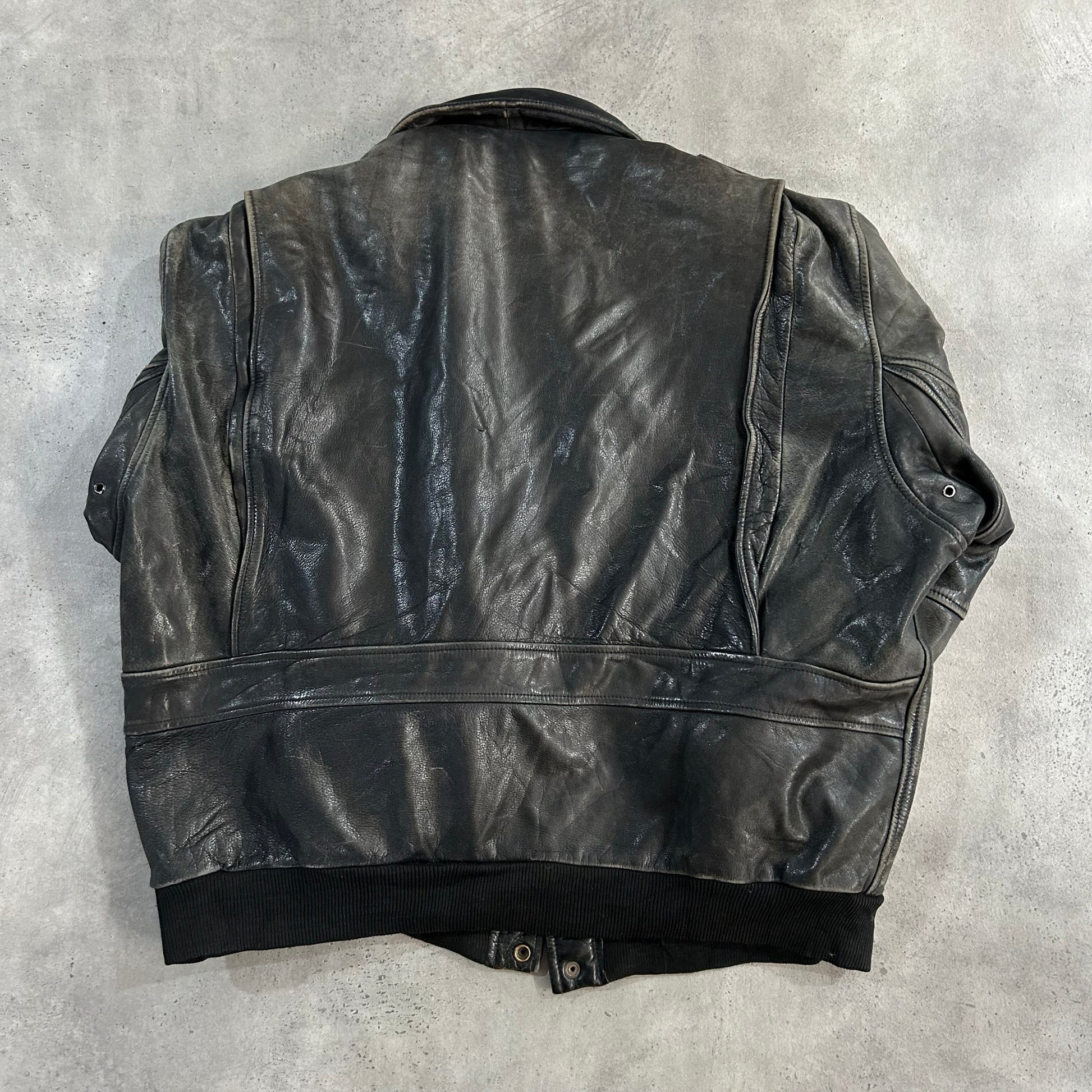 Vintage 70s-90s France Military A-2 Leather Jackets