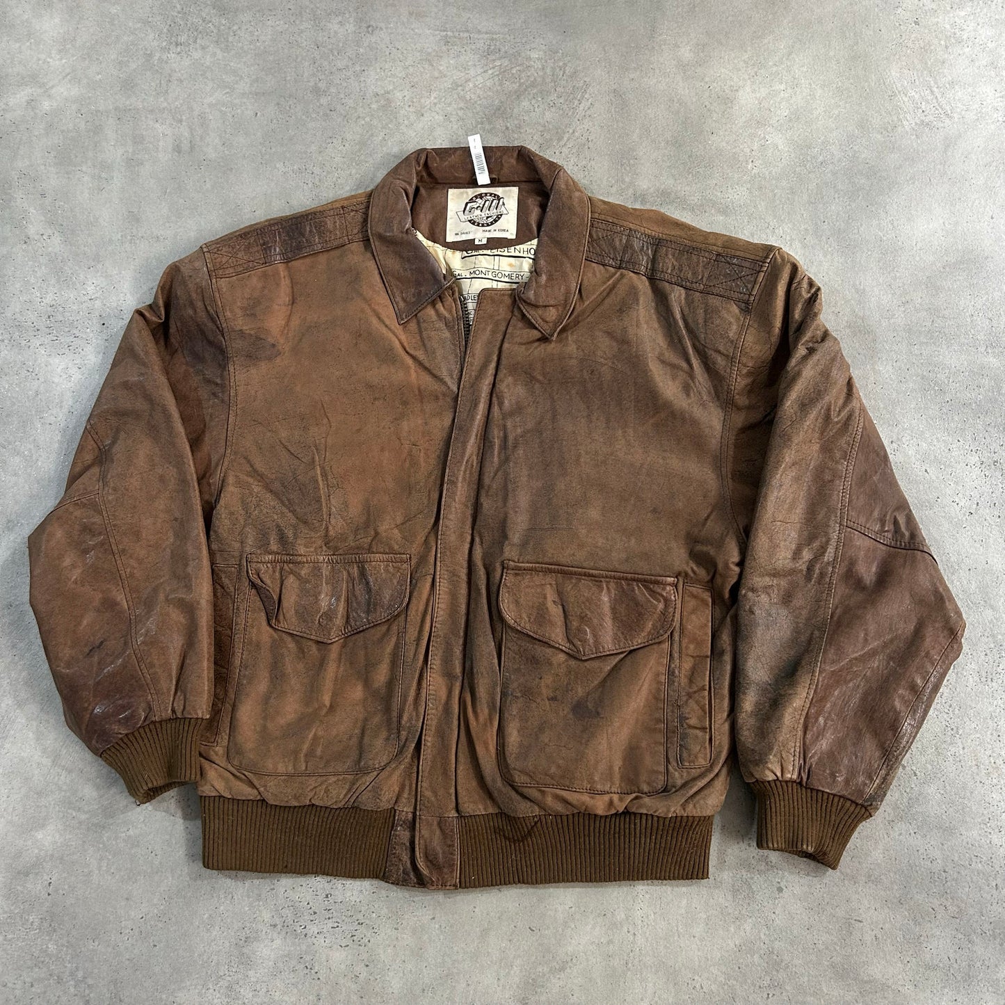 Vintage 70s-90s South Korea Avirex Military A-2 Leather Jackets