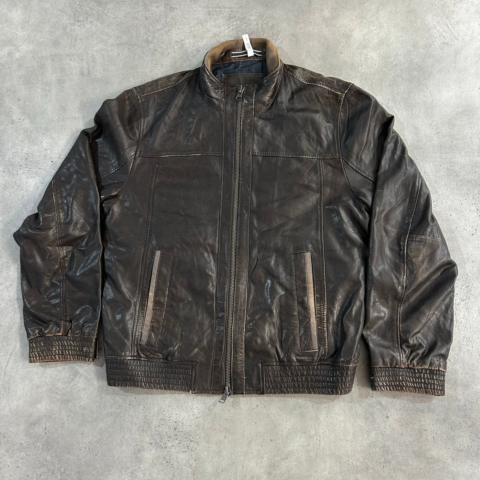 Vintage Tommy Hilfiger Retro Leather Jackets