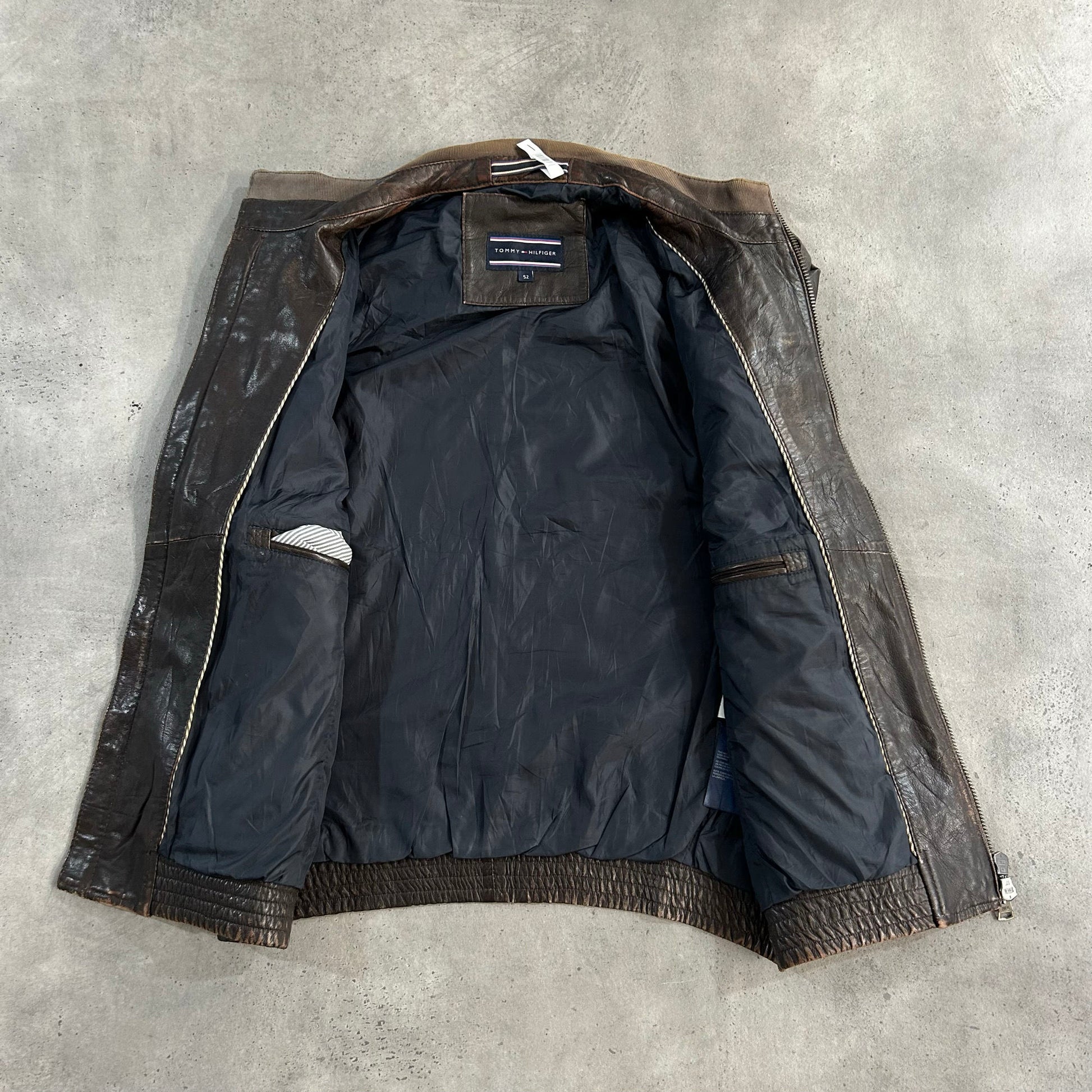 Vintage Tommy Hilfiger Retro Leather Jackets