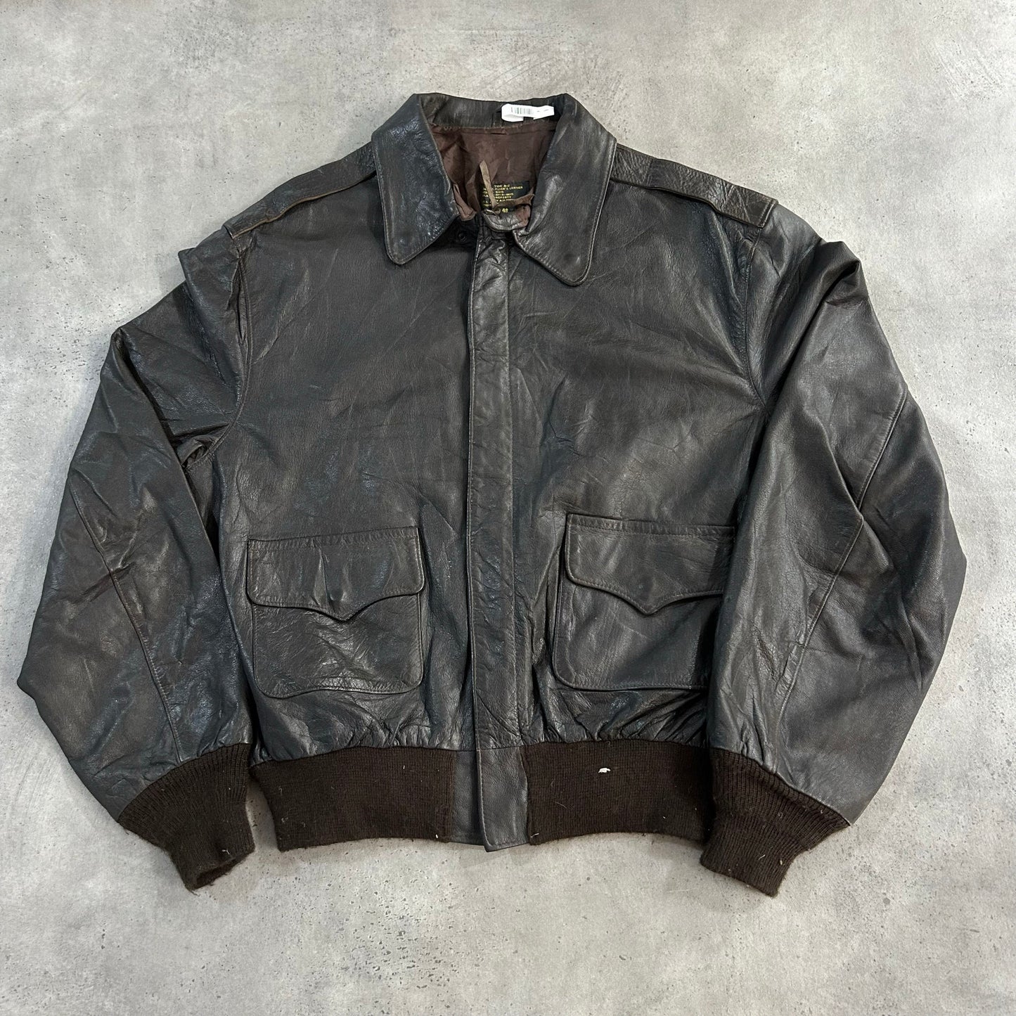 Vintage 70s-90s USA Military A-2 Leather Jackets