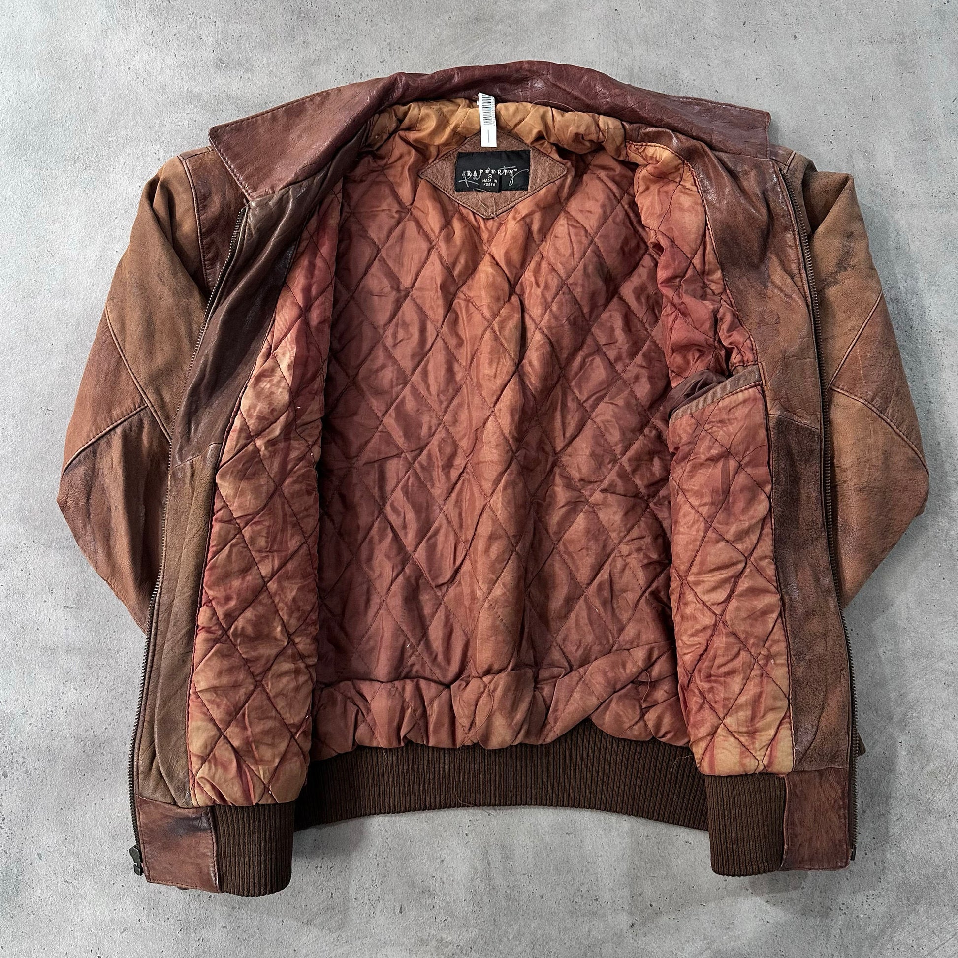 Vintage 70s-90s South Korea Military A-2 Leather Jackets