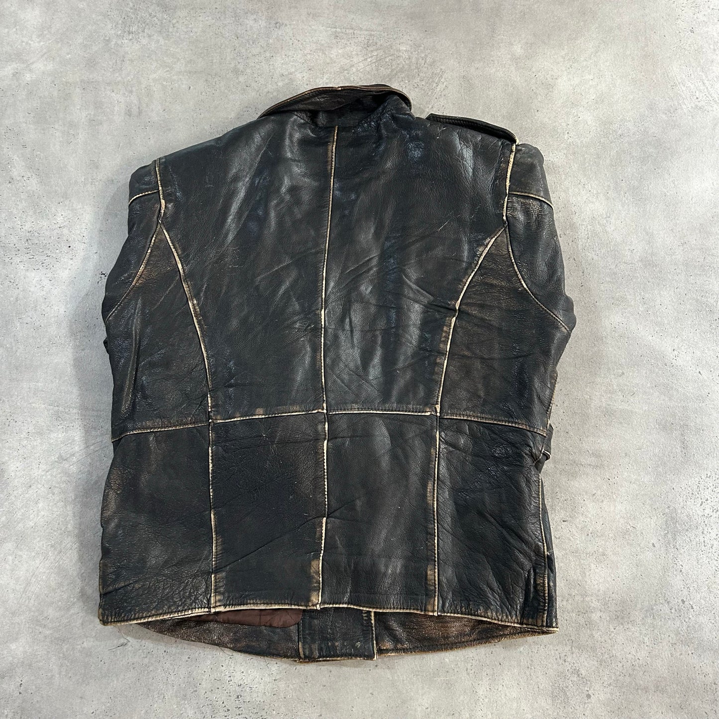 Vintage 70s-90s Italy Double Rider Leather Jackets