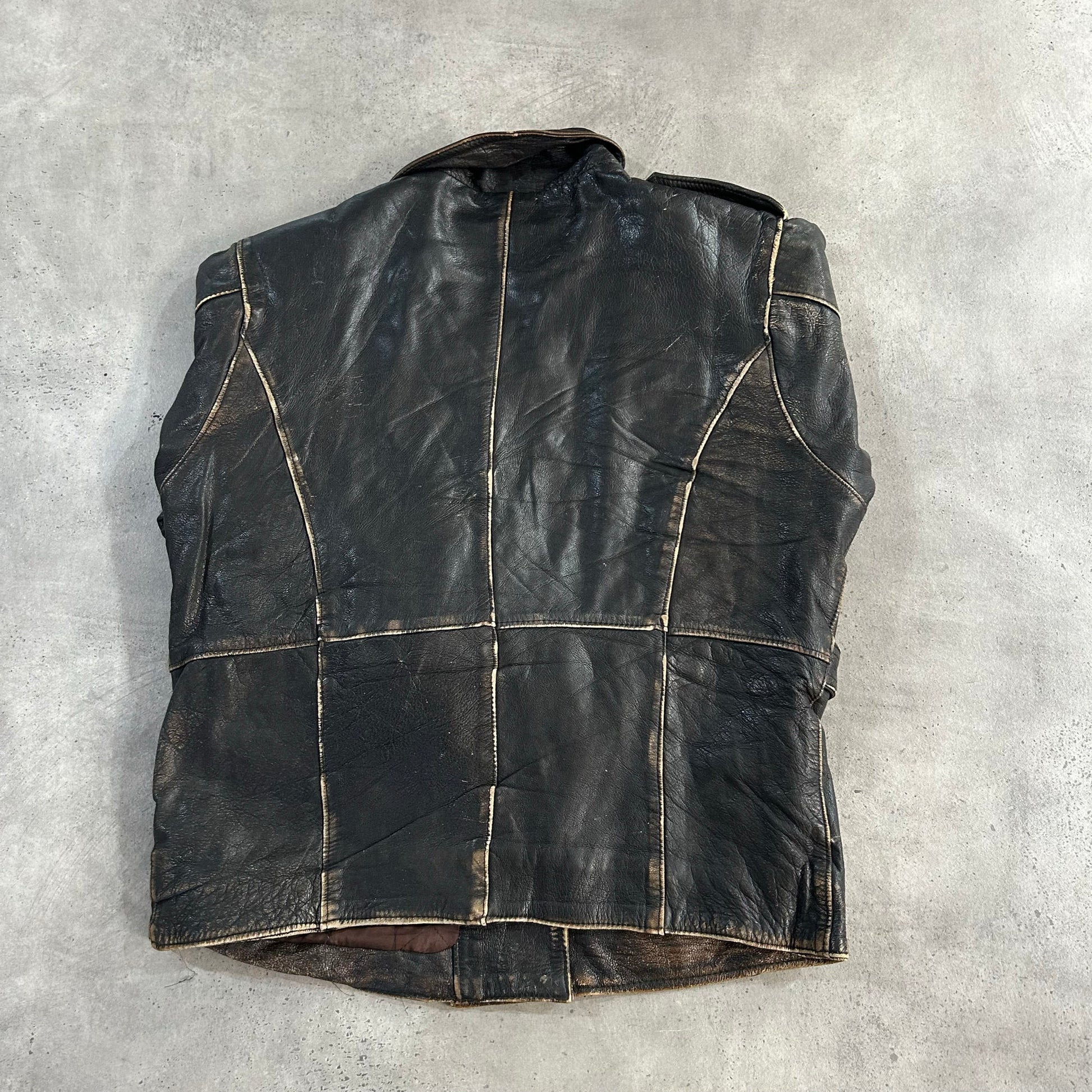 Vintage 70s-90s Italy Double Rider Leather Jackets