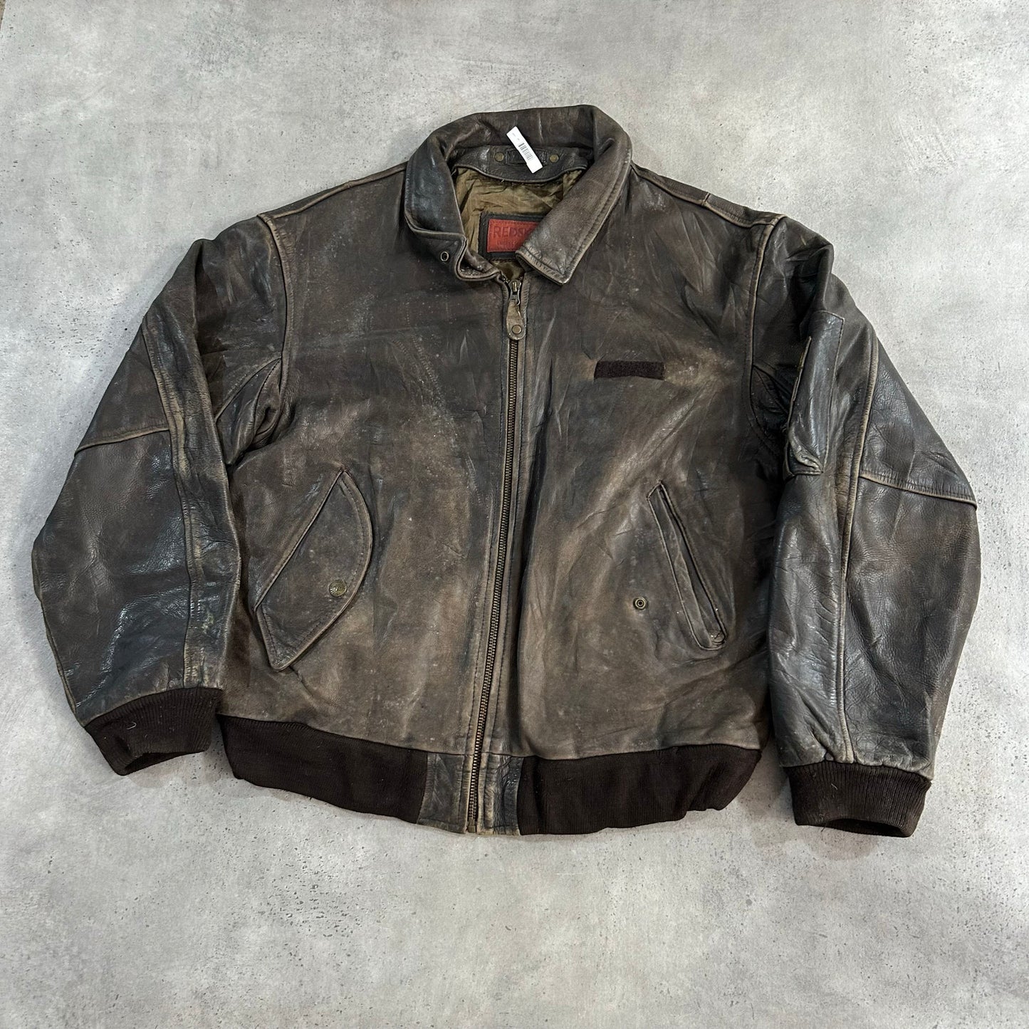 Vintage 70s-90s Redskins Flight Leather Jackets