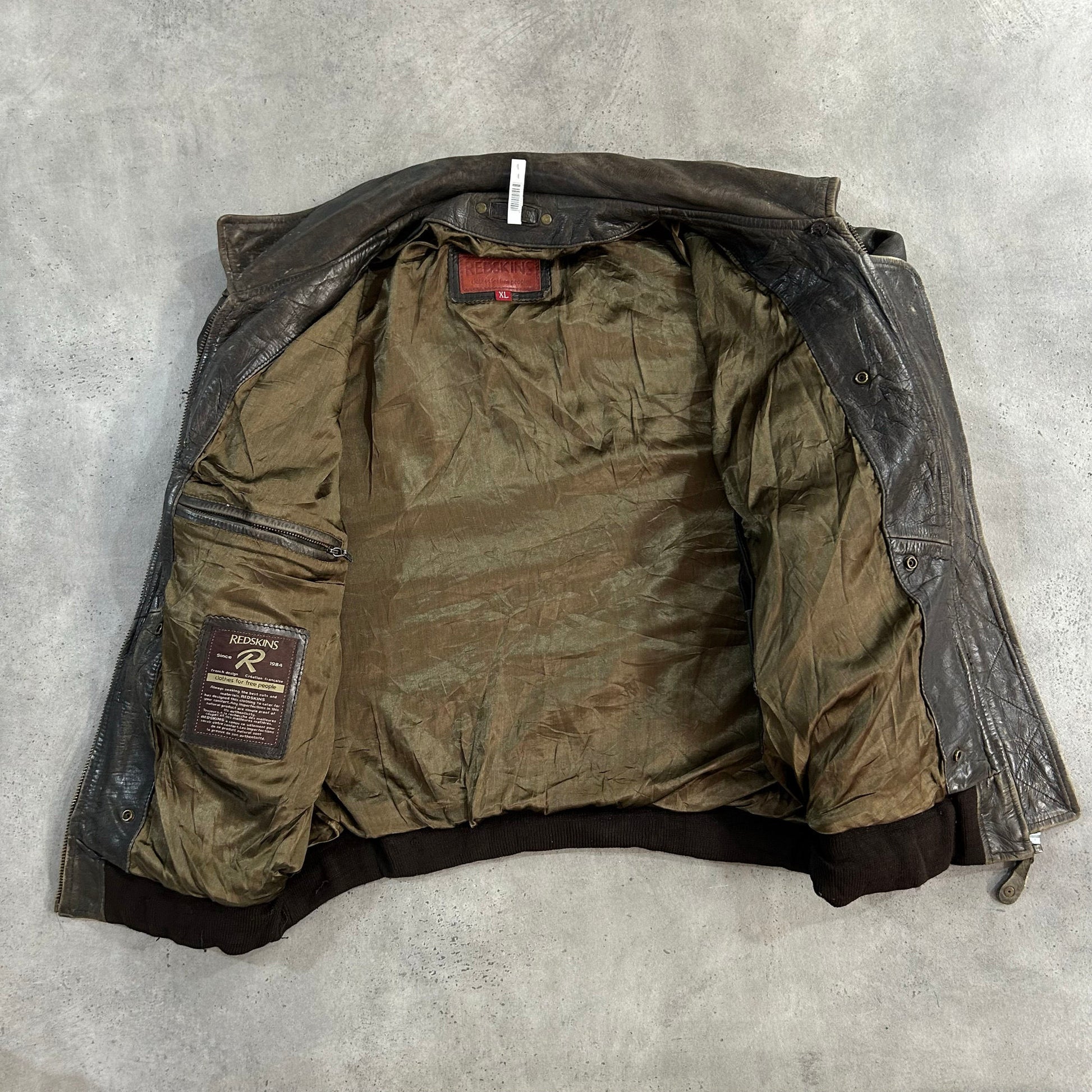 Vintage 70s-90s Redskins Flight Leather Jackets