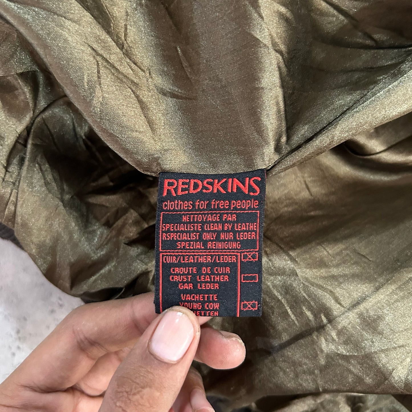 Vintage 70s-90s Redskins Flight Leather Jackets