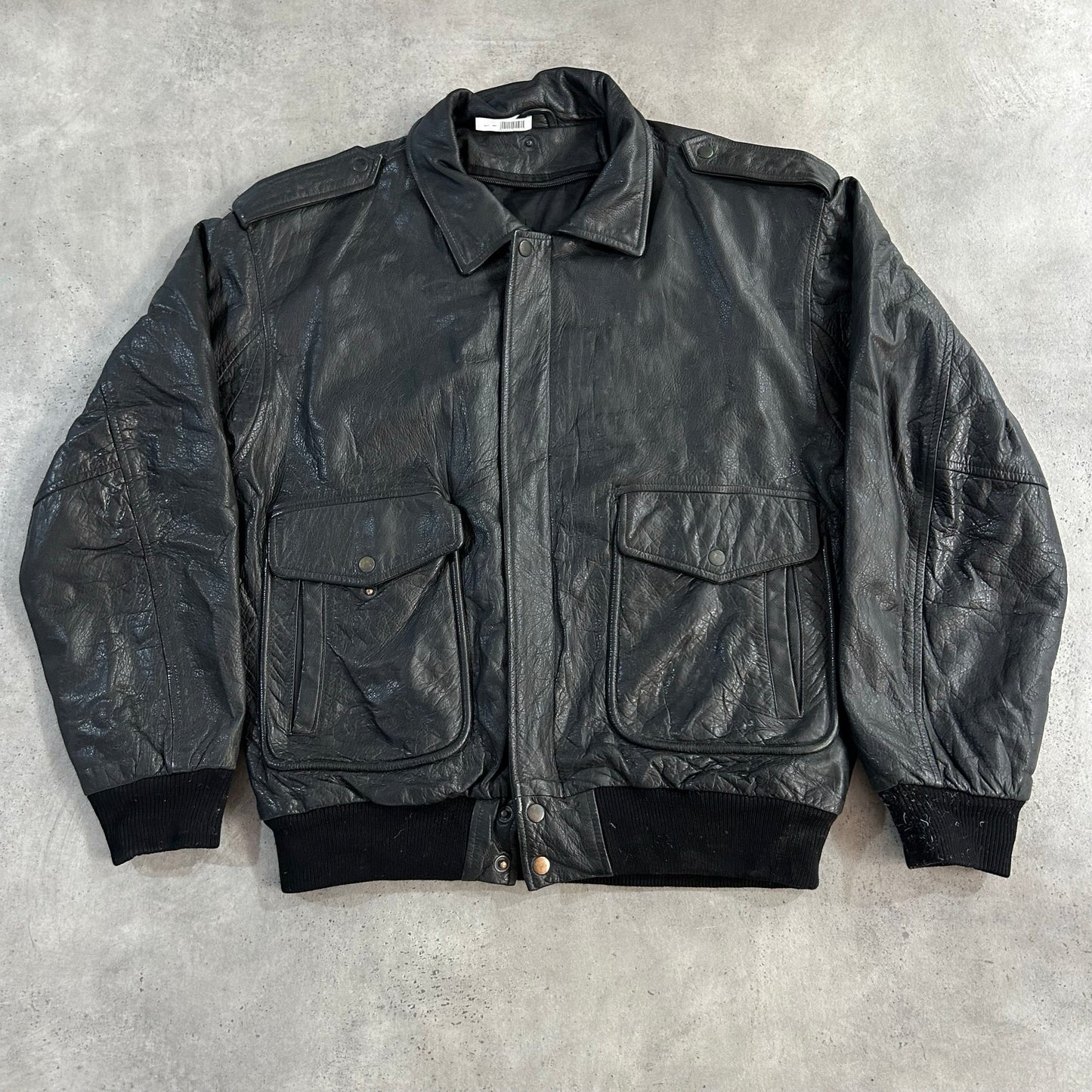 Vintage 70s-90s Italy Military A-2 Leather Jackets