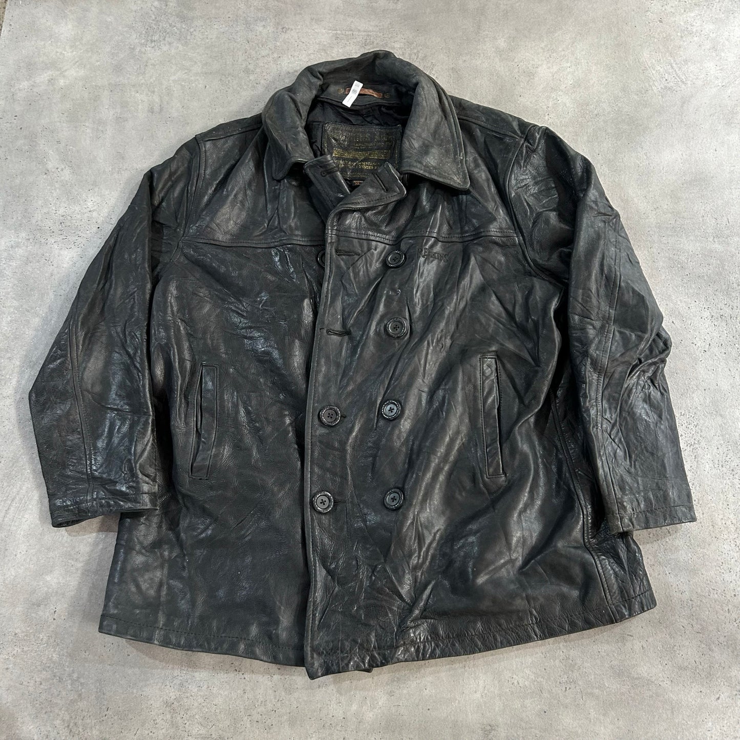 Vintage 70s-90s France Redskins Retro Mid-Length Leather Jackets