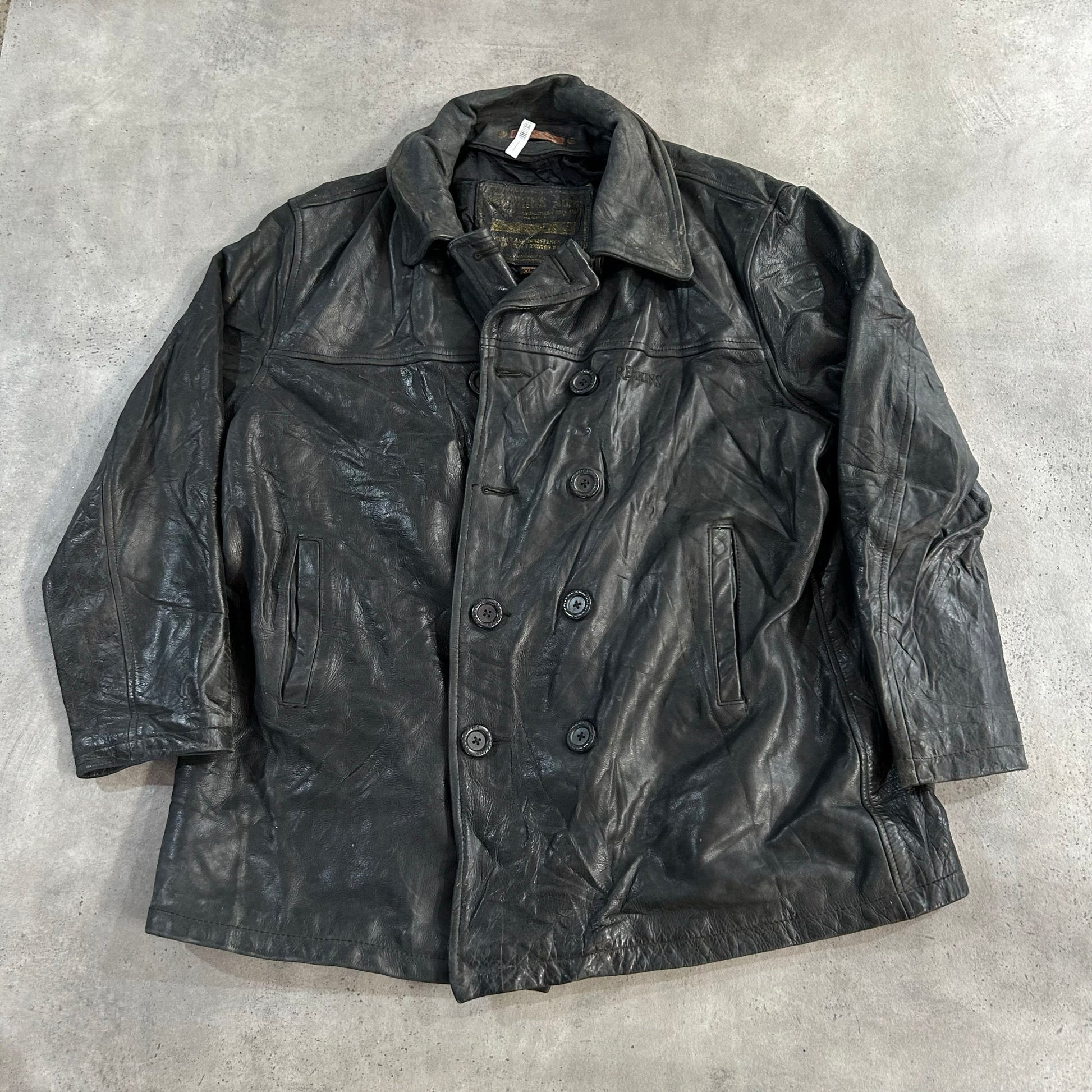 Vintage 70s-90s France Redskins Retro Mid-Length Leather Jackets