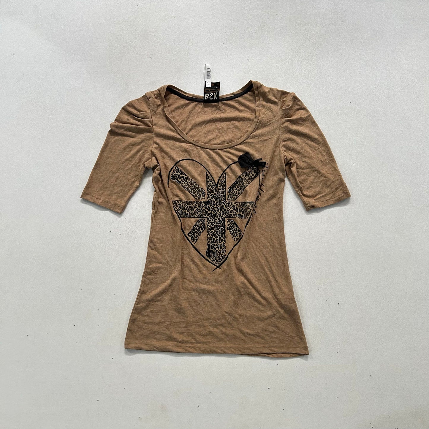 Y2K Animal Print Printed T-Shirt