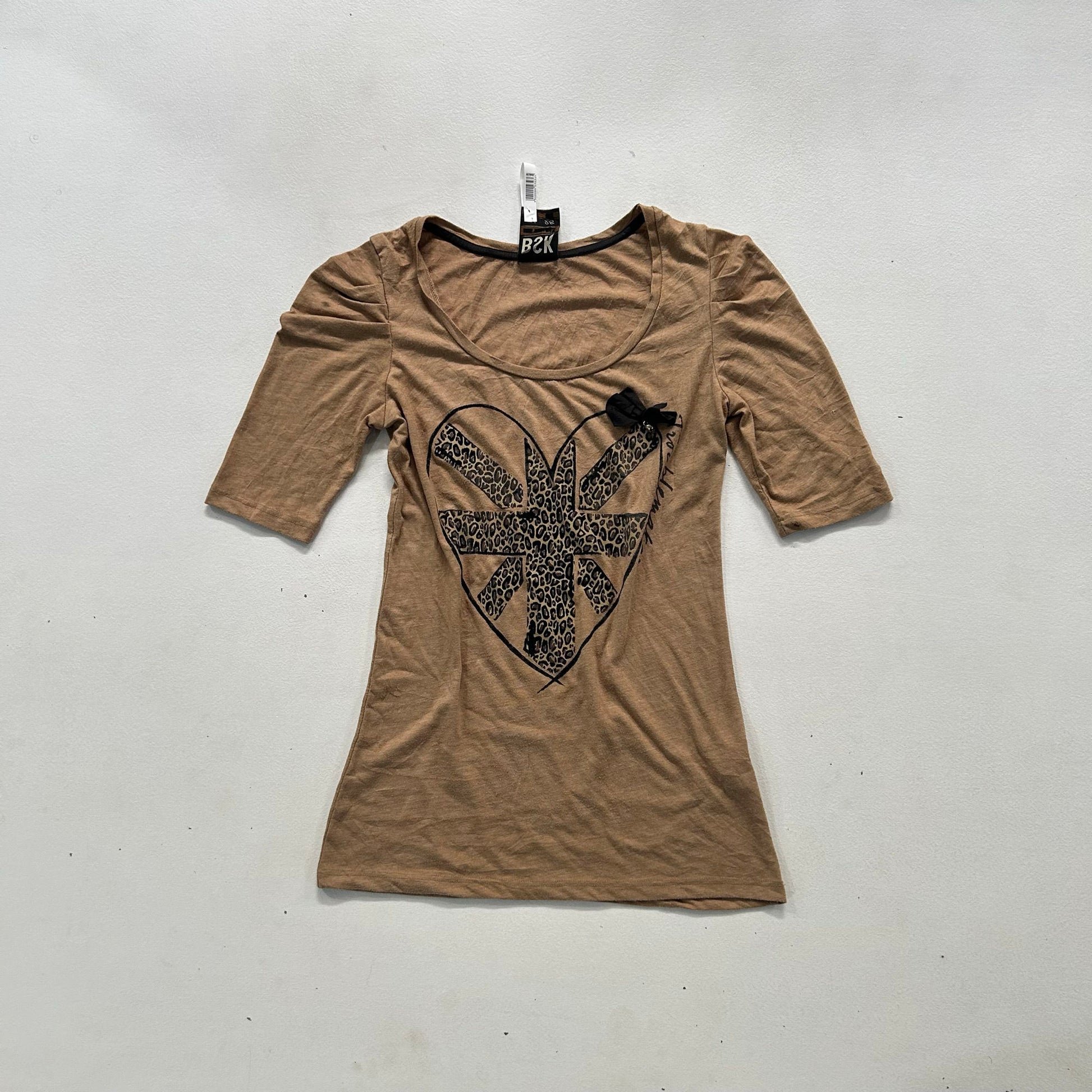 Y2K Animal Print Printed T-Shirt