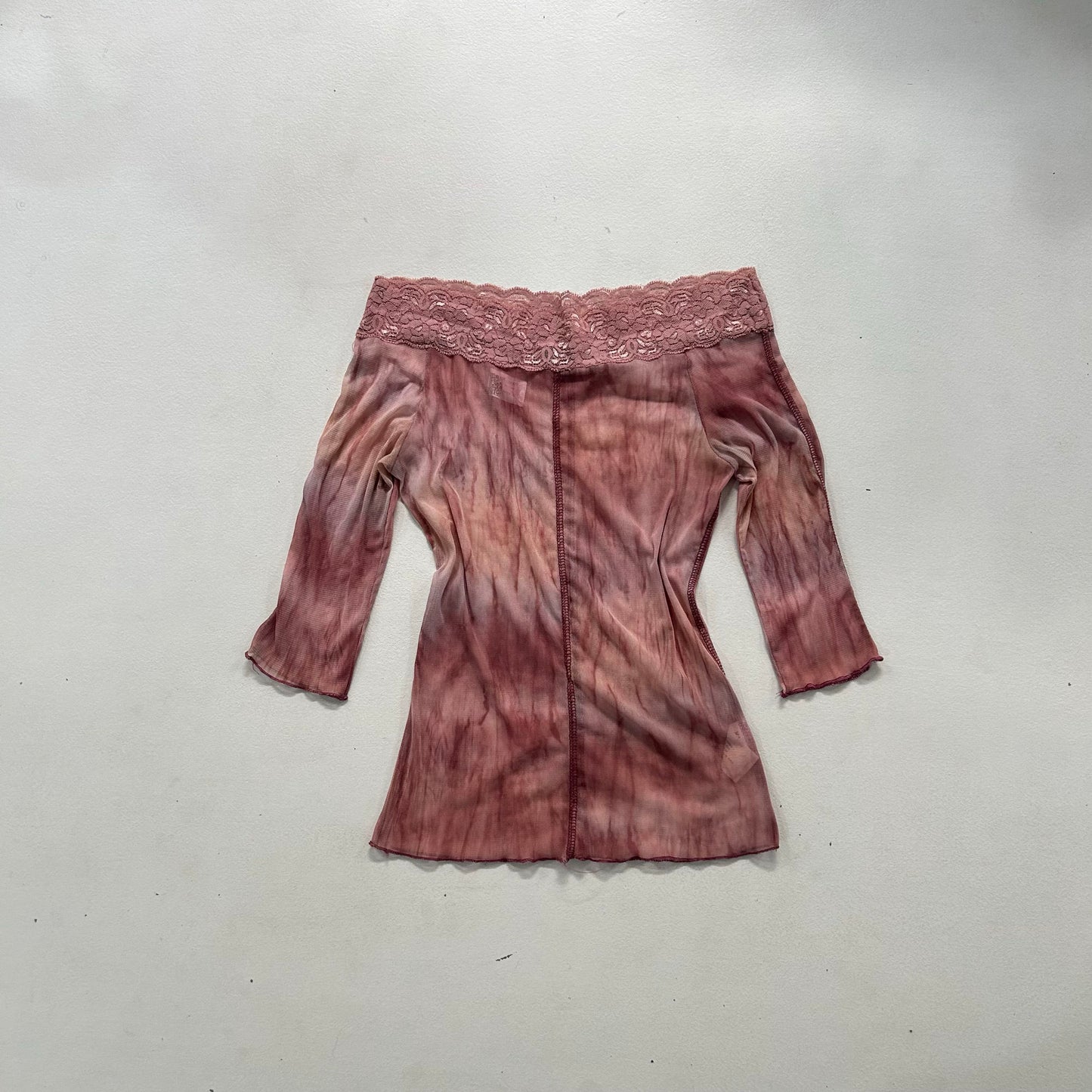 Y2K Mesh Blouse