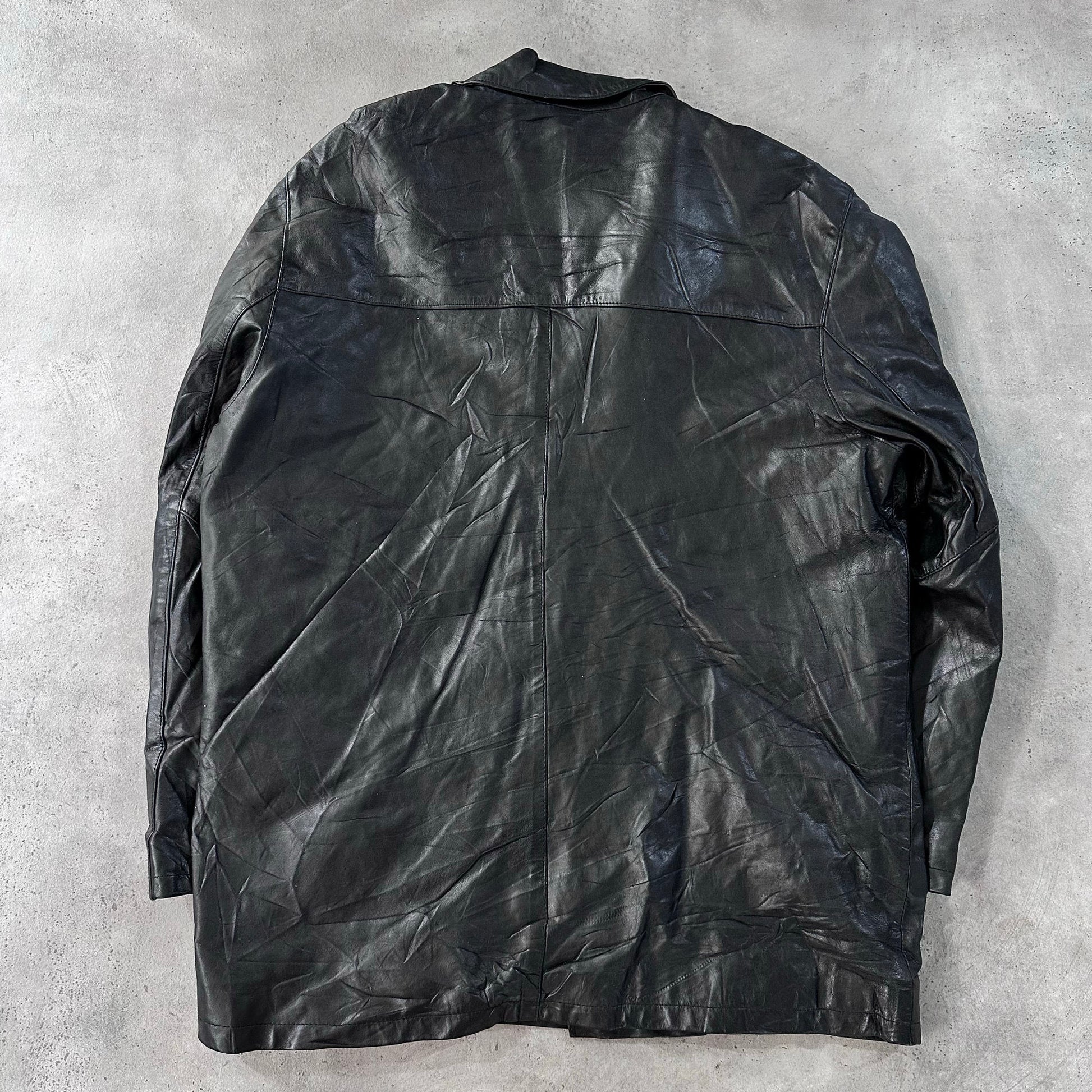 Vintage 70s-90s Chevignon Retro Mid-Length Leather Jackets