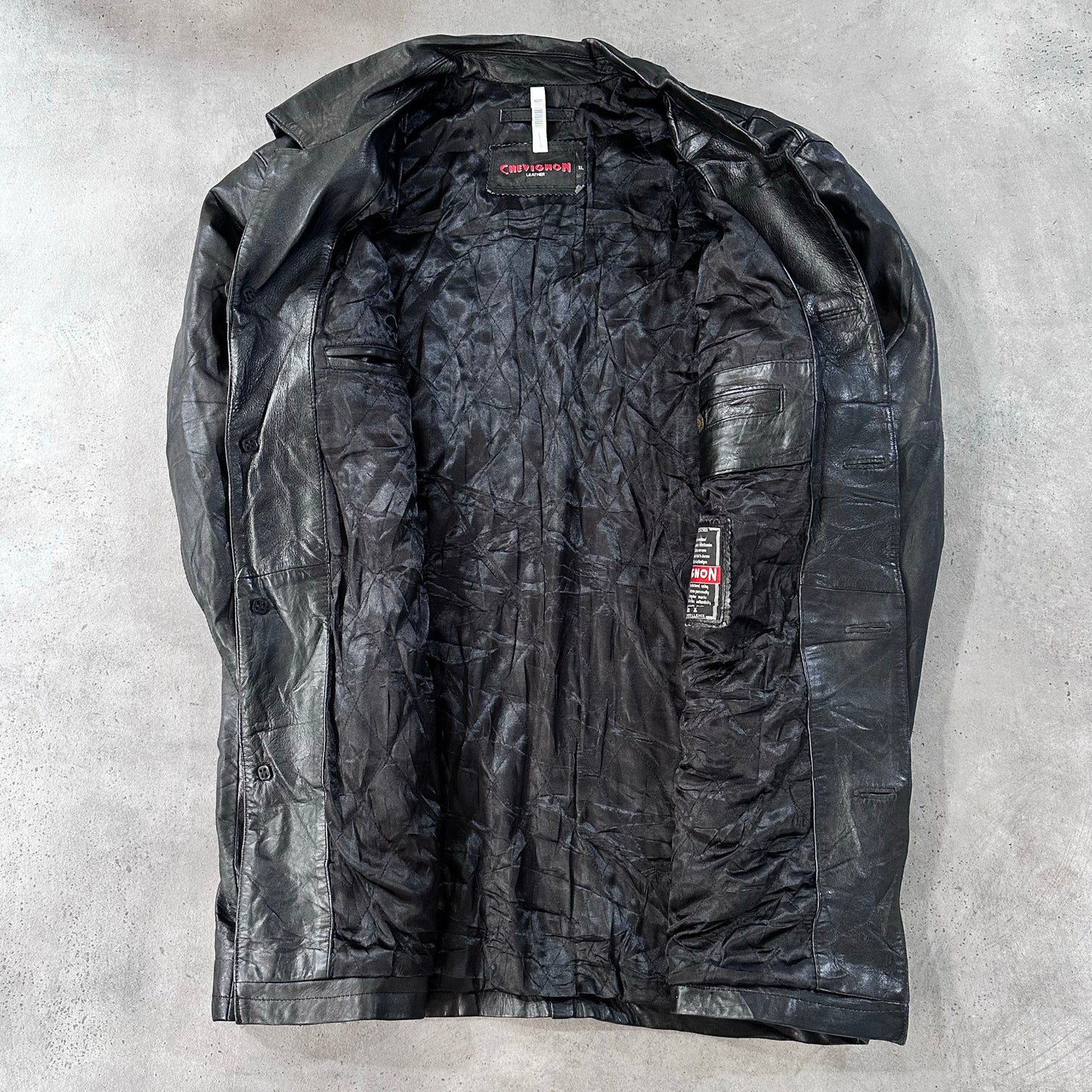 Vintage 70s-90s Chevignon Retro Mid-Length Leather Jackets