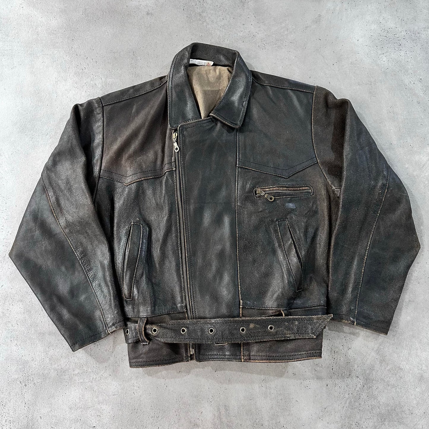 Vintage 70s-90s Double Rider Leather Jackets