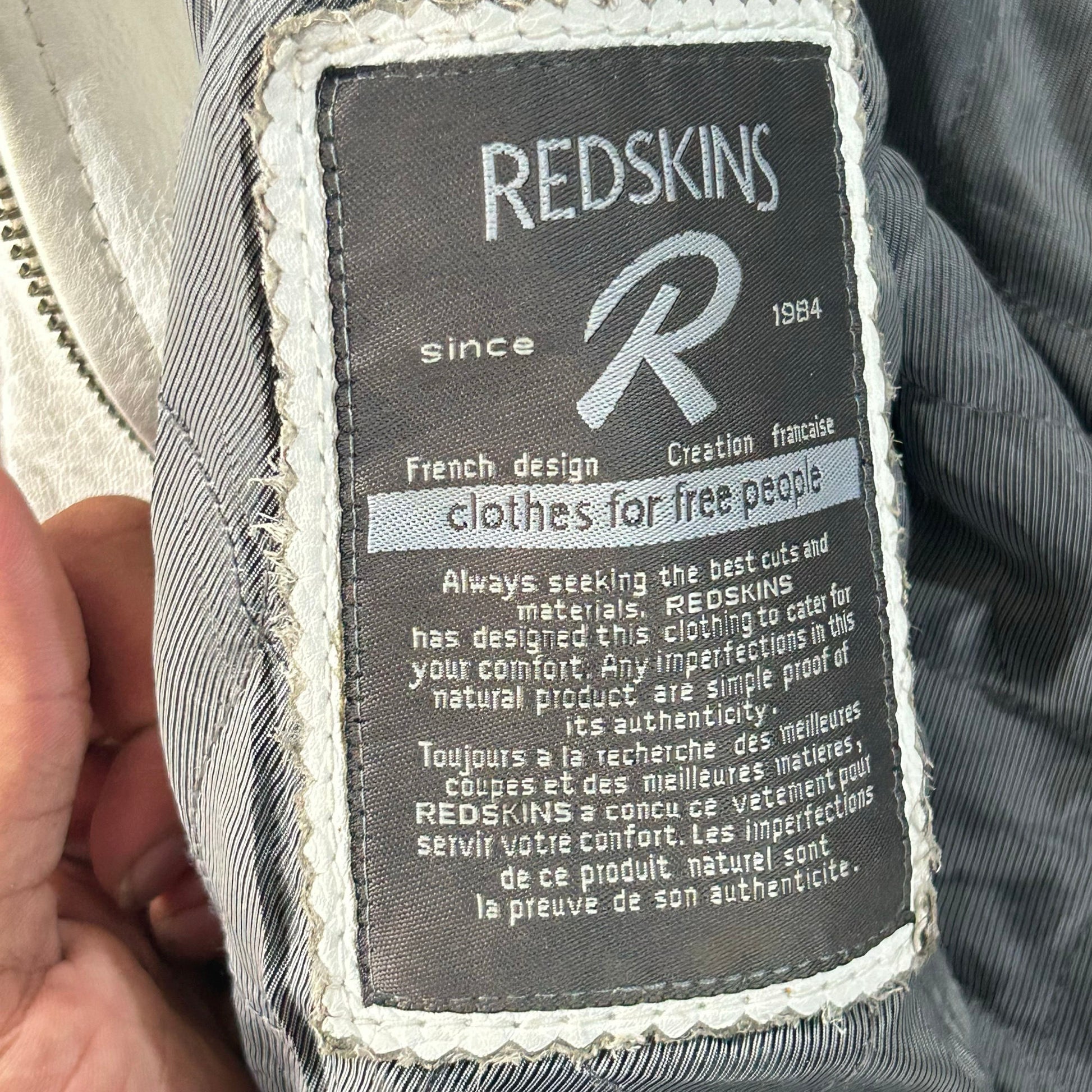 Vintage 70s-90s France Redskins Retro Leather Jackets
