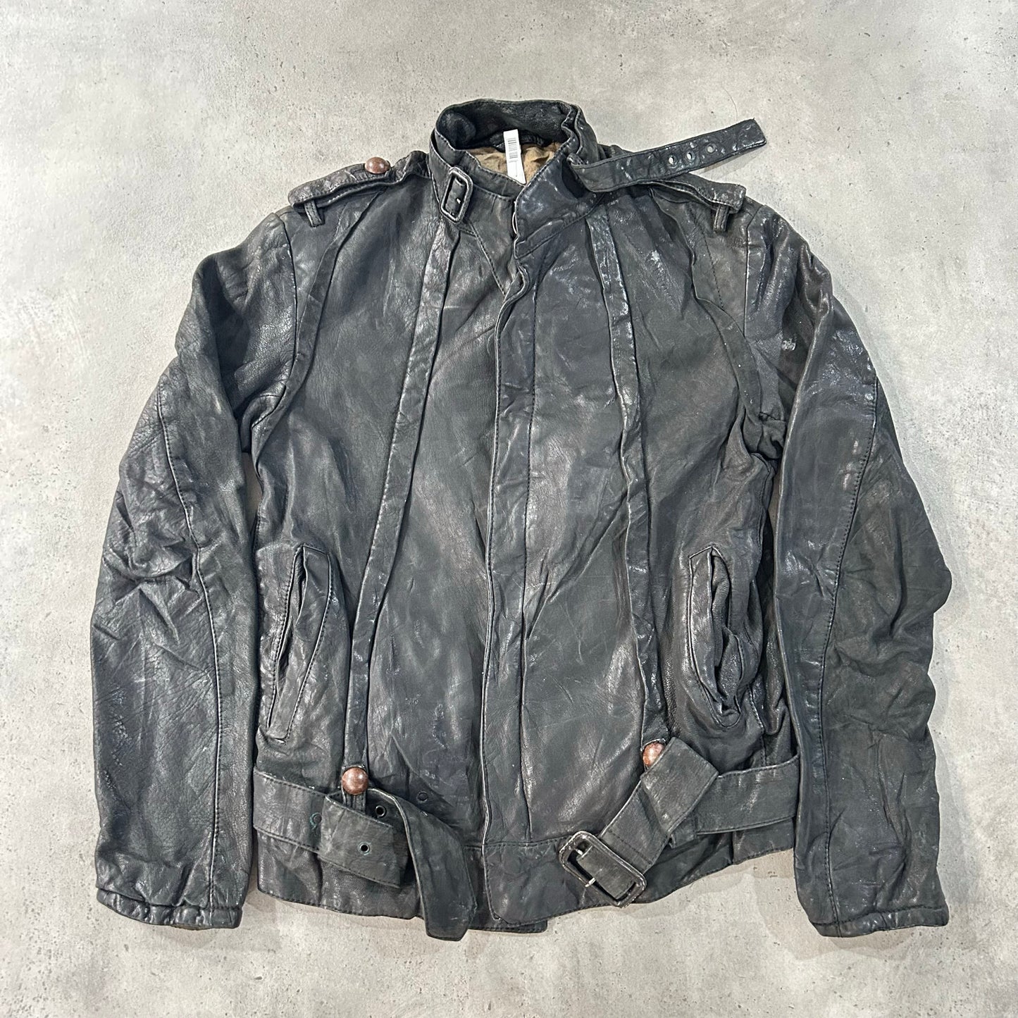 Vintage 70s-90s Italy Pre-owned Luxury Leather Jackets