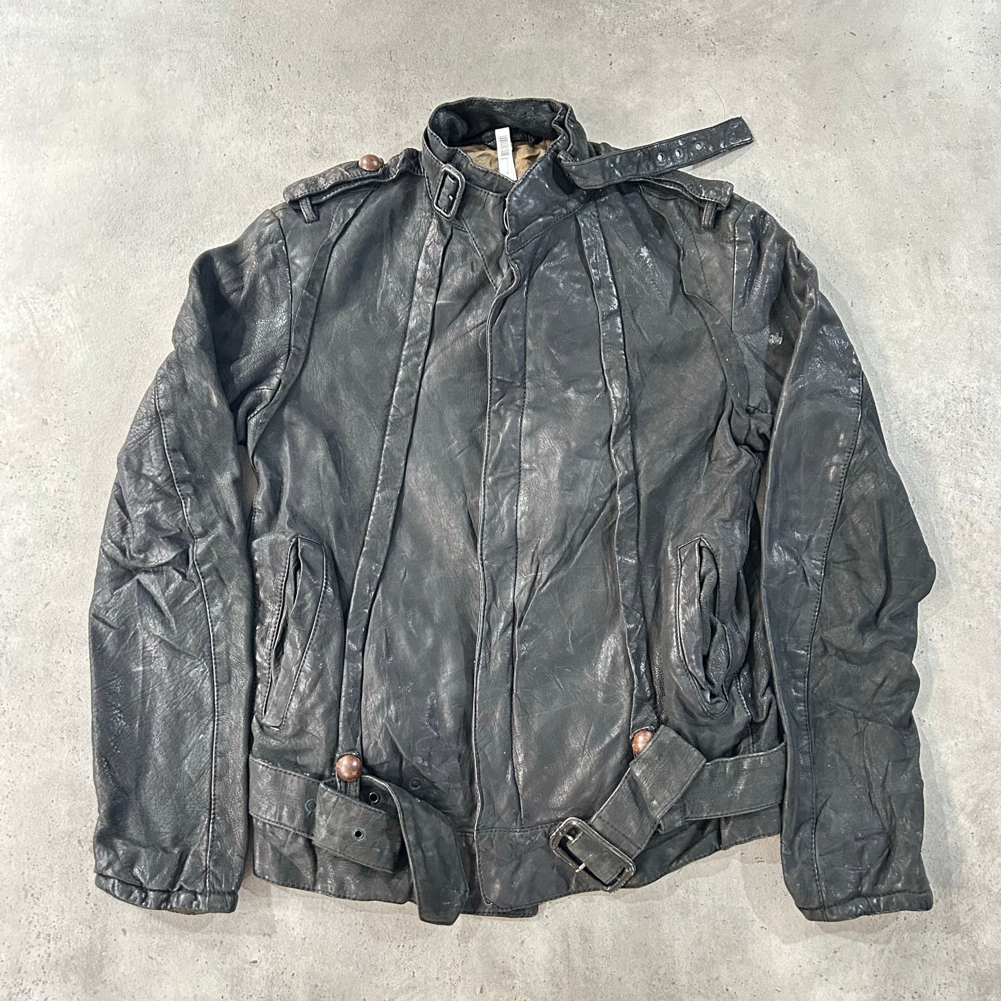 Vintage 70s-90s Italy Pre-owned Luxury Leather Jackets