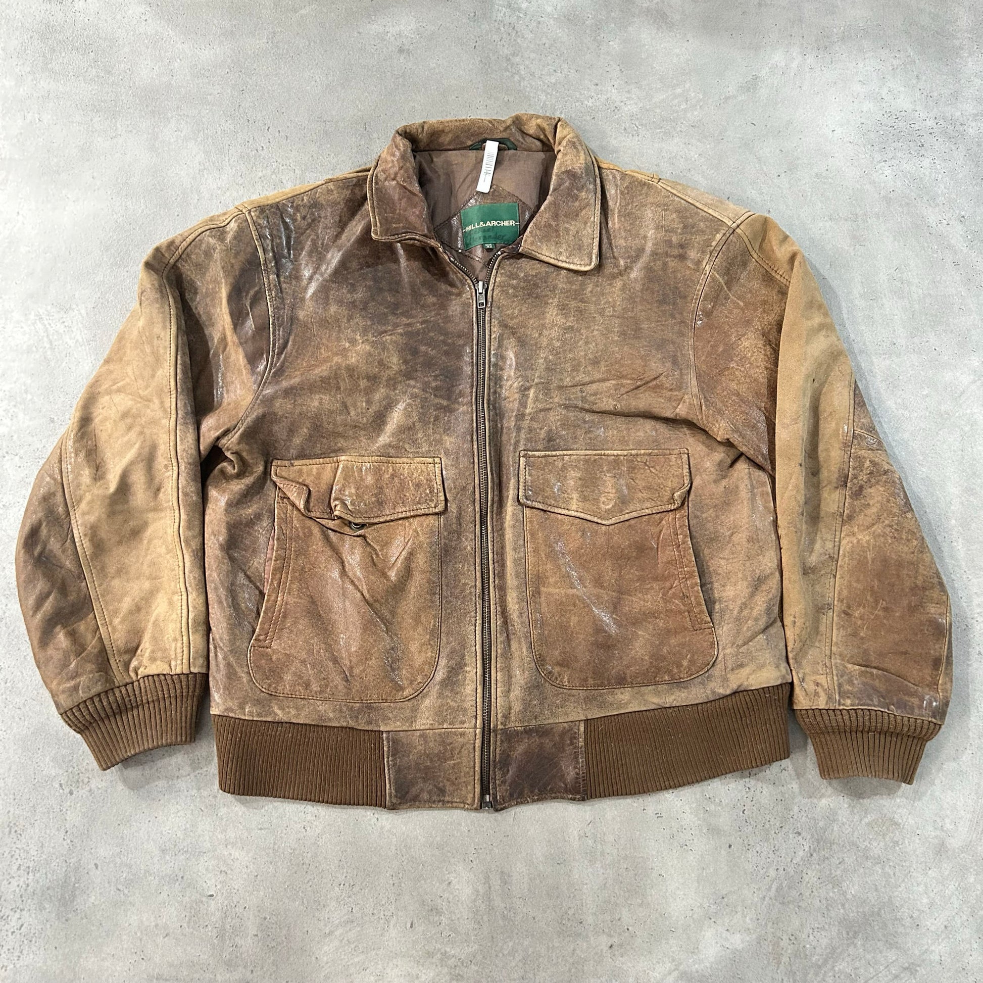 Vintage 70s-90s South Korea Military A-2 Leather Jackets