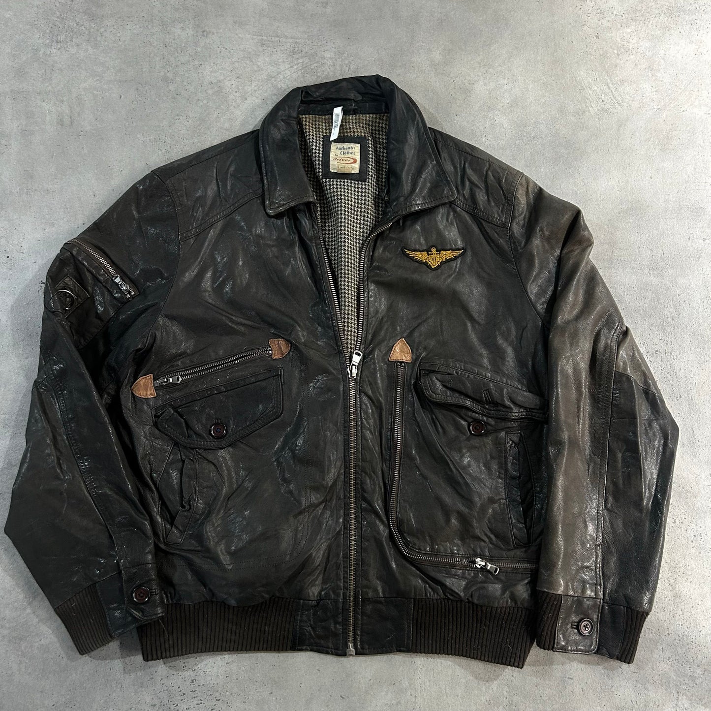 Vintage 70s-90s Military Flight Leather Jackets