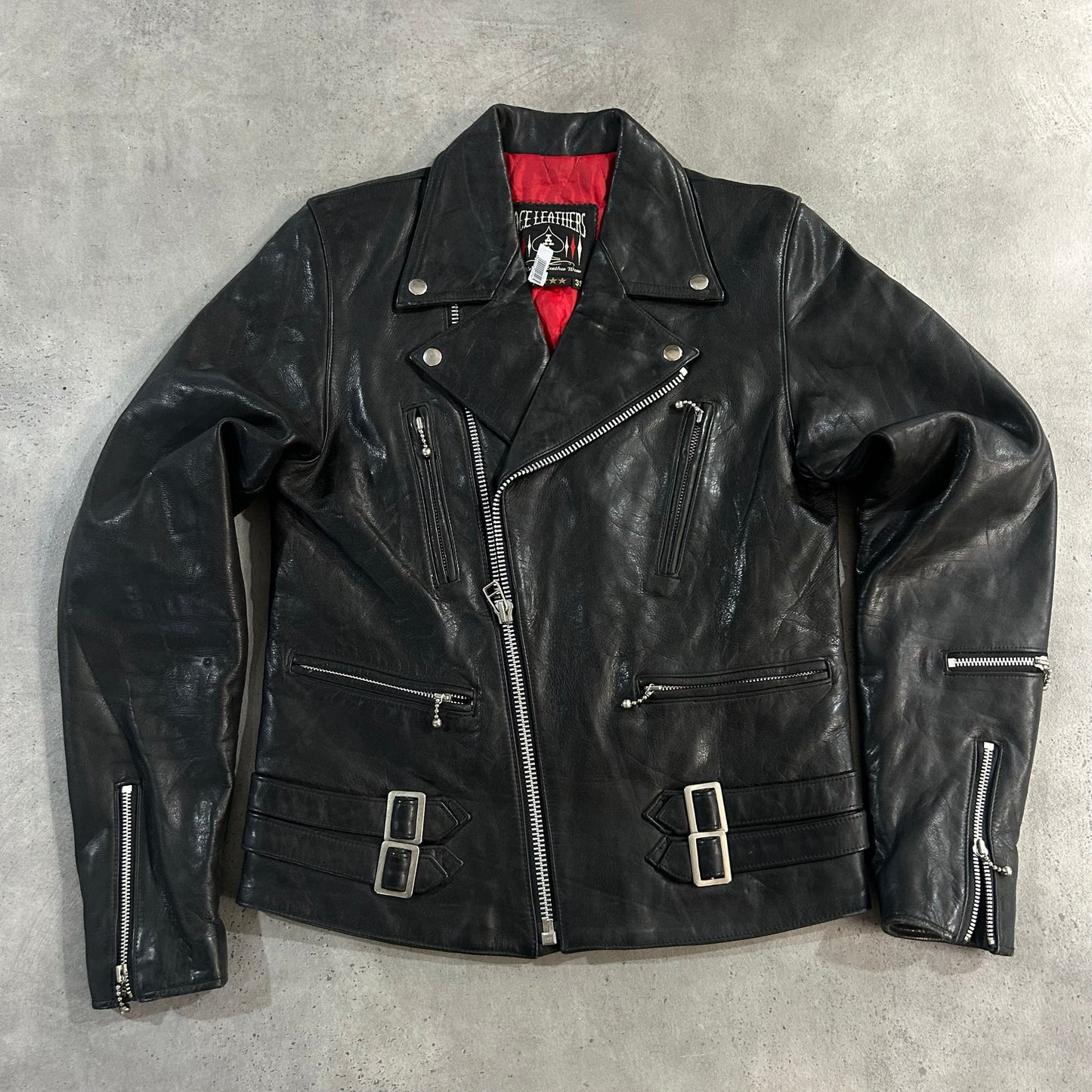 Vintage Retro Double Rider Leather Jackets