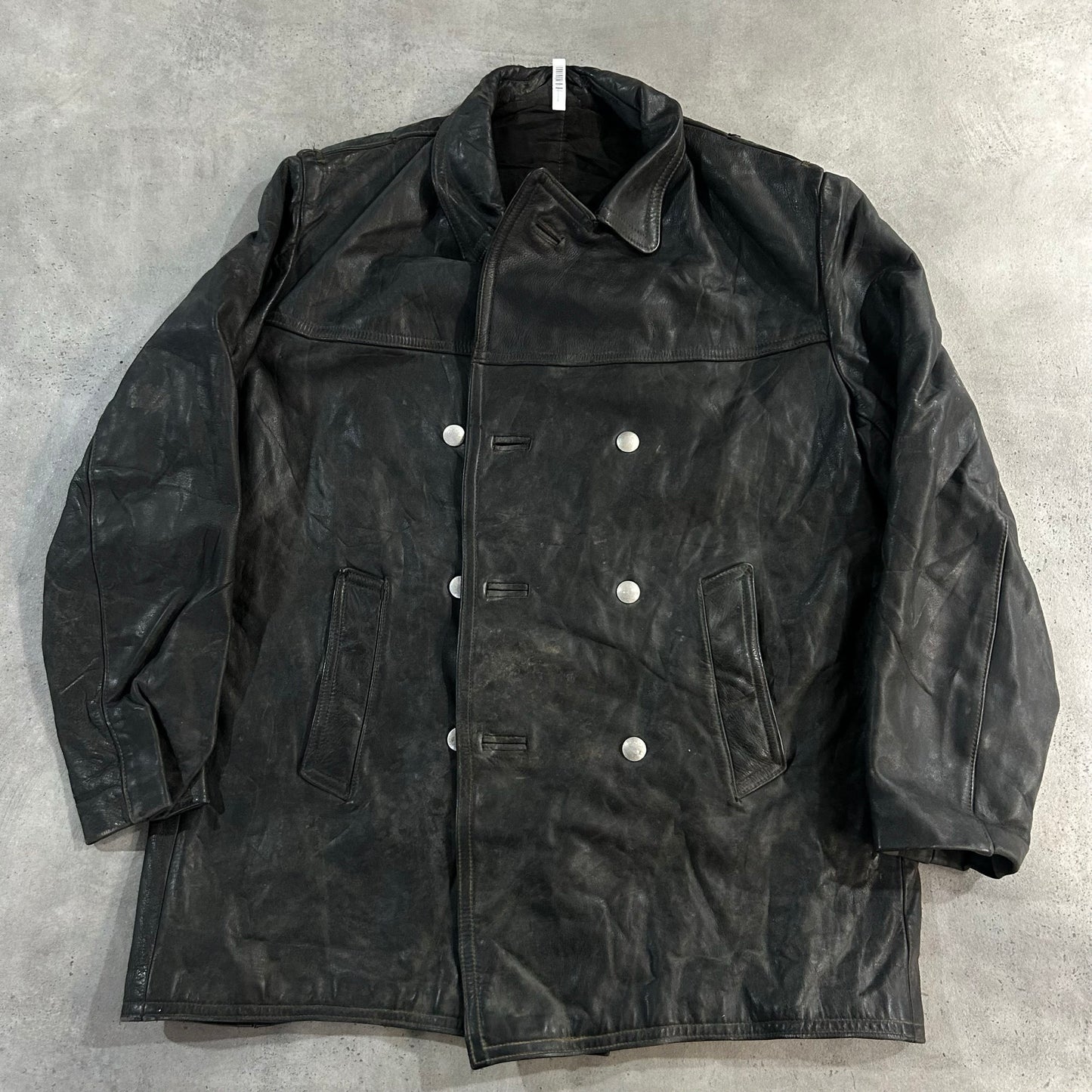 Vintage 70s-90s Germany Workwear Mid-Length Leather Jackets