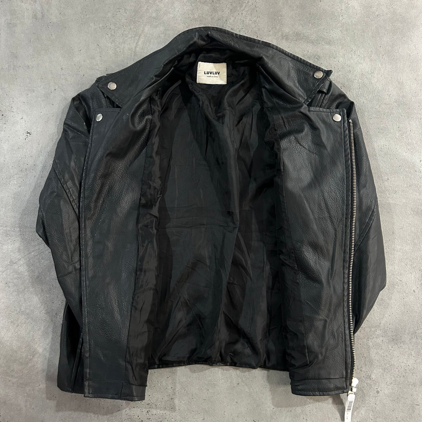 Vintage South Korea Retro Double Rider Leather Jackets