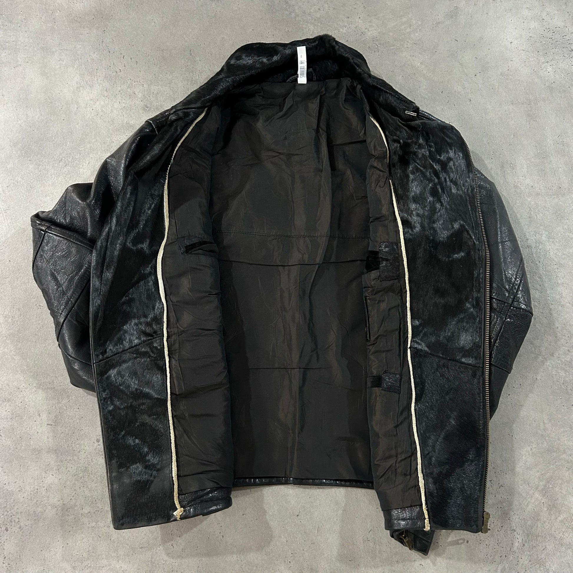 Vintage 70s-90s Italy Double Rider Leather Jackets
