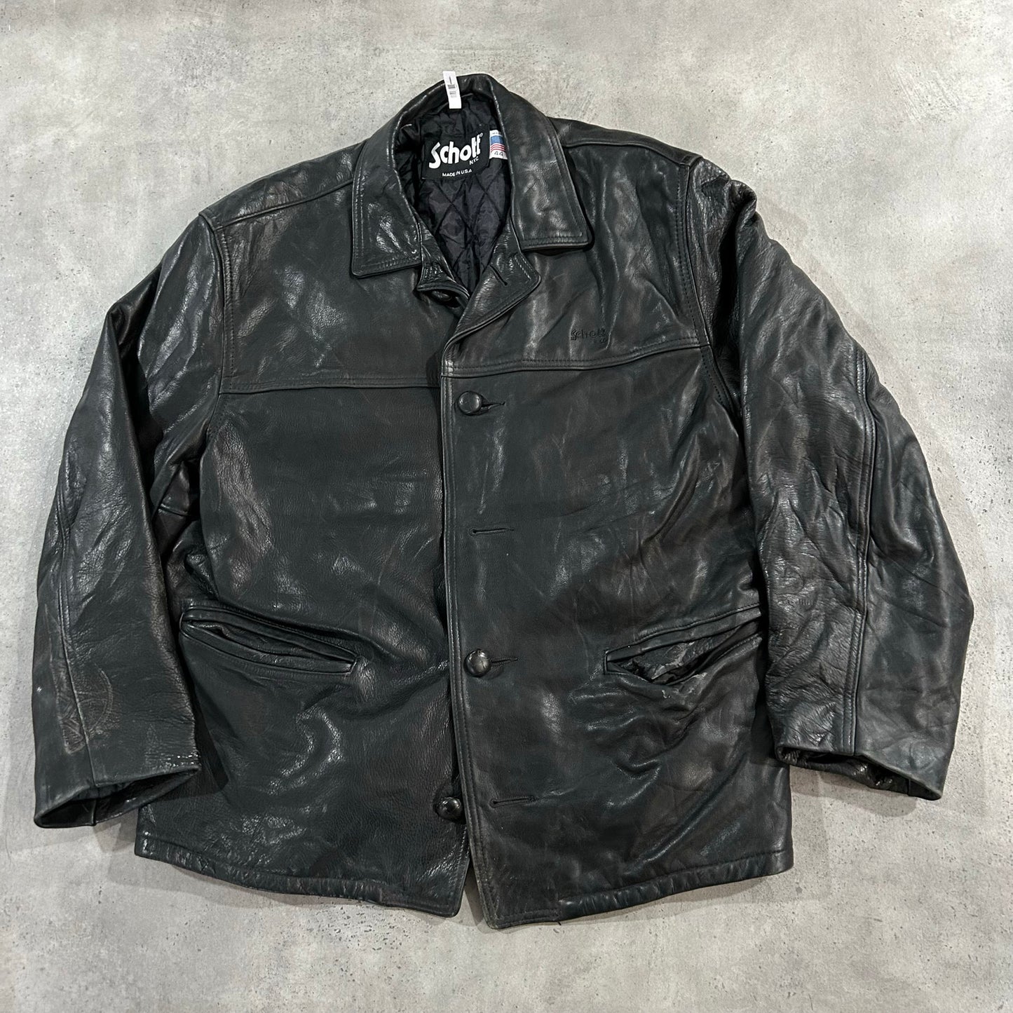 Vintage 70s-90s USA Schott Mid-Length Leather Jackets
