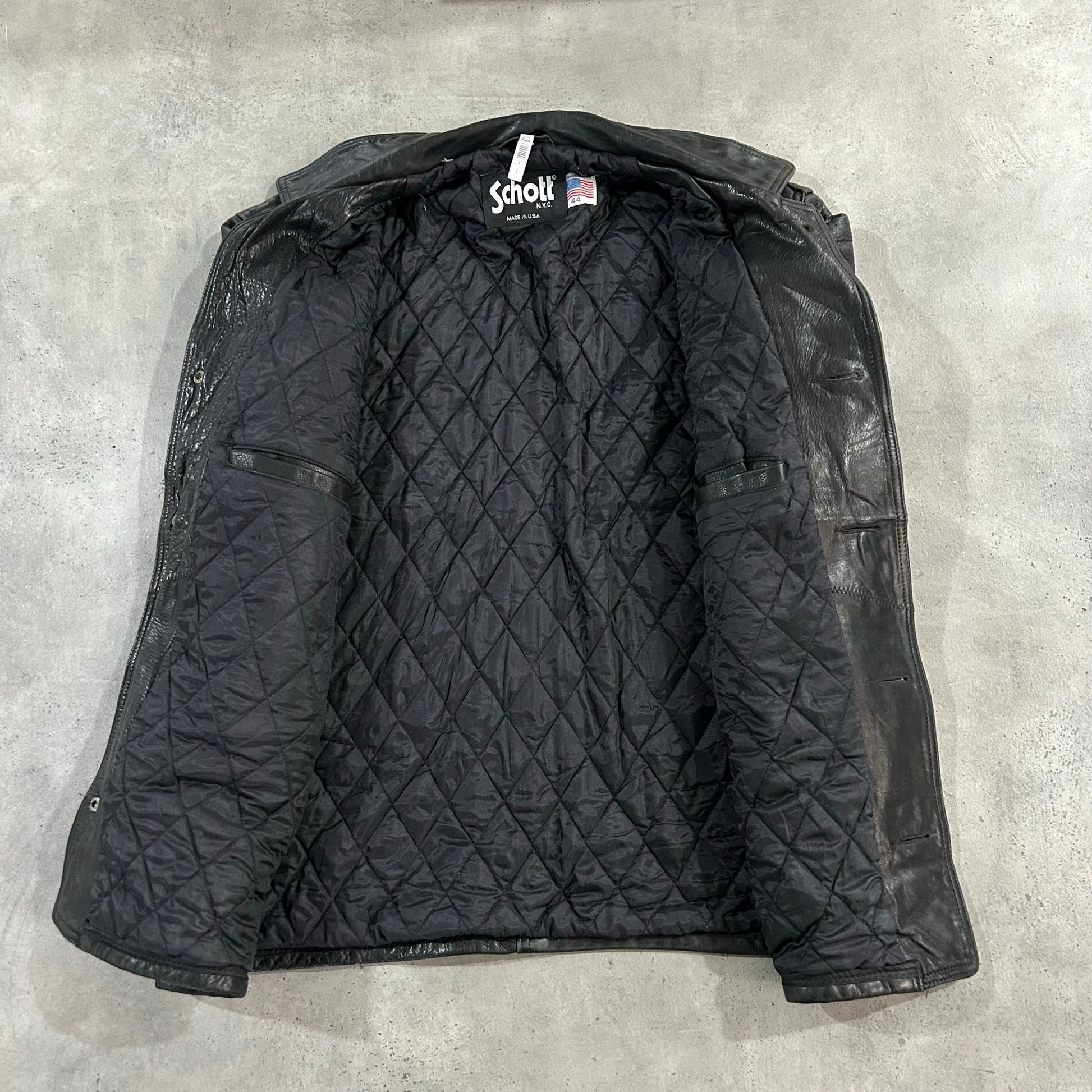 Vintage 70s-90s USA Schott Mid-Length Leather Jackets