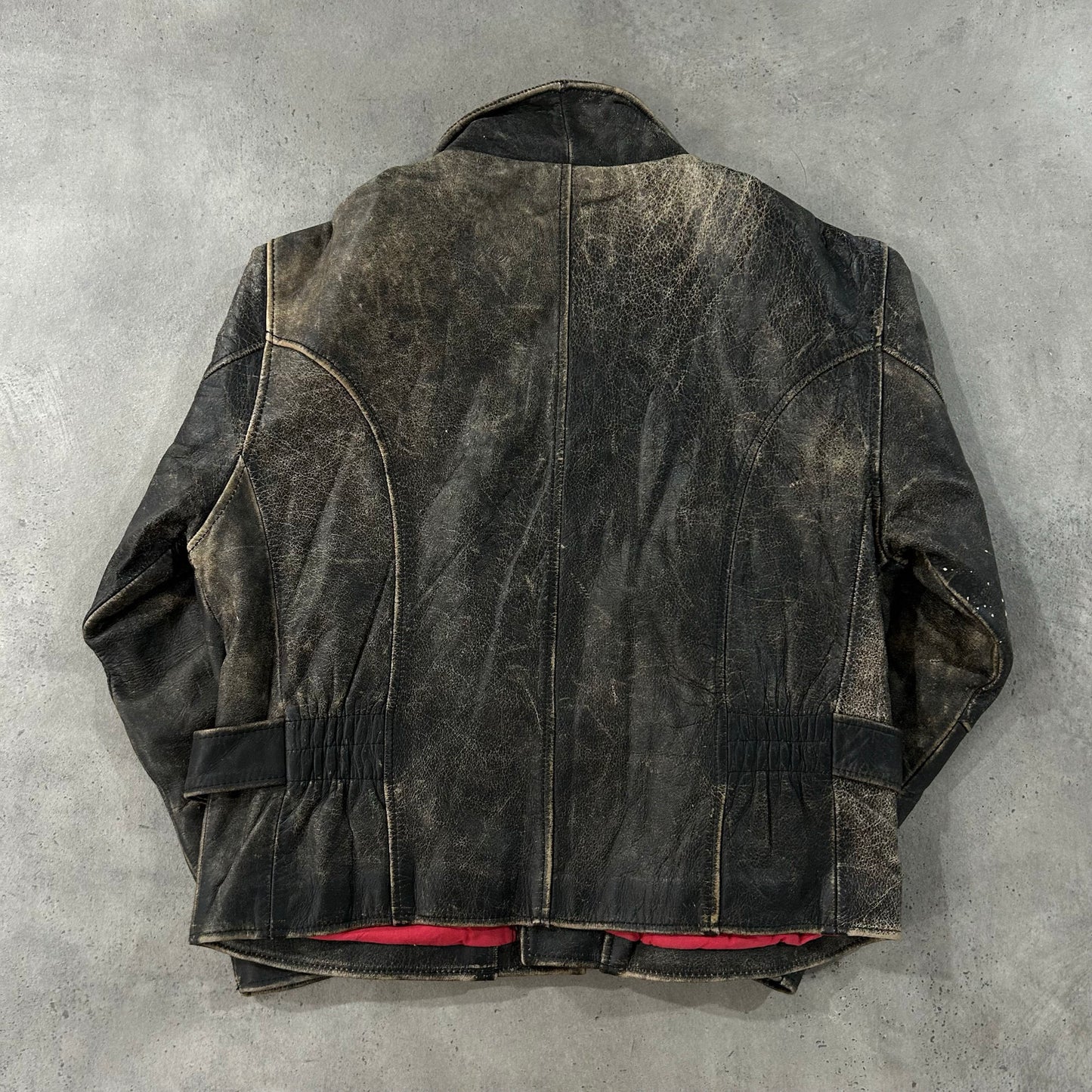 Vintage 70s-90s South Korea Double Rider Leather Jackets