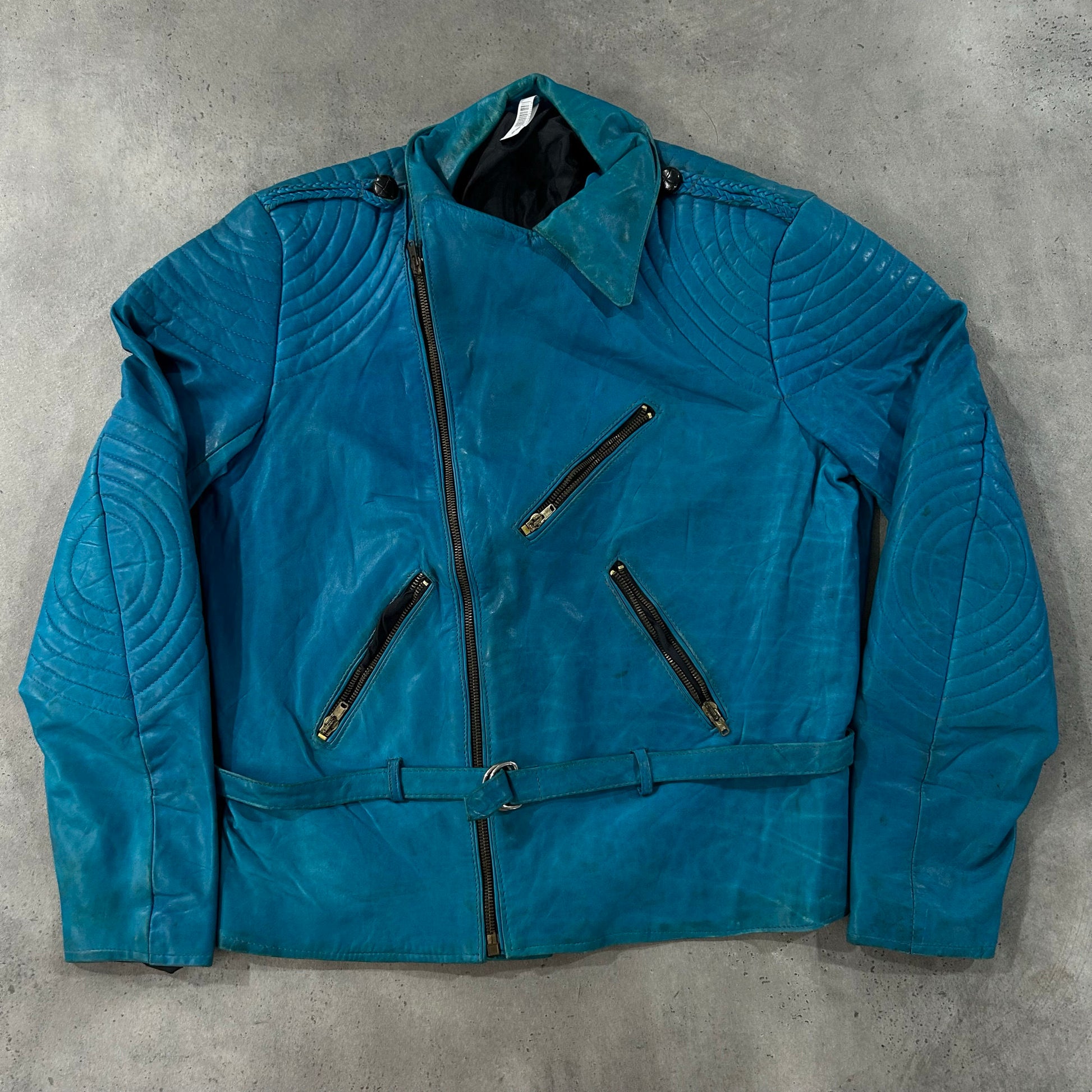 Vintage 70s-90s Germany Double Rider Leather Jackets