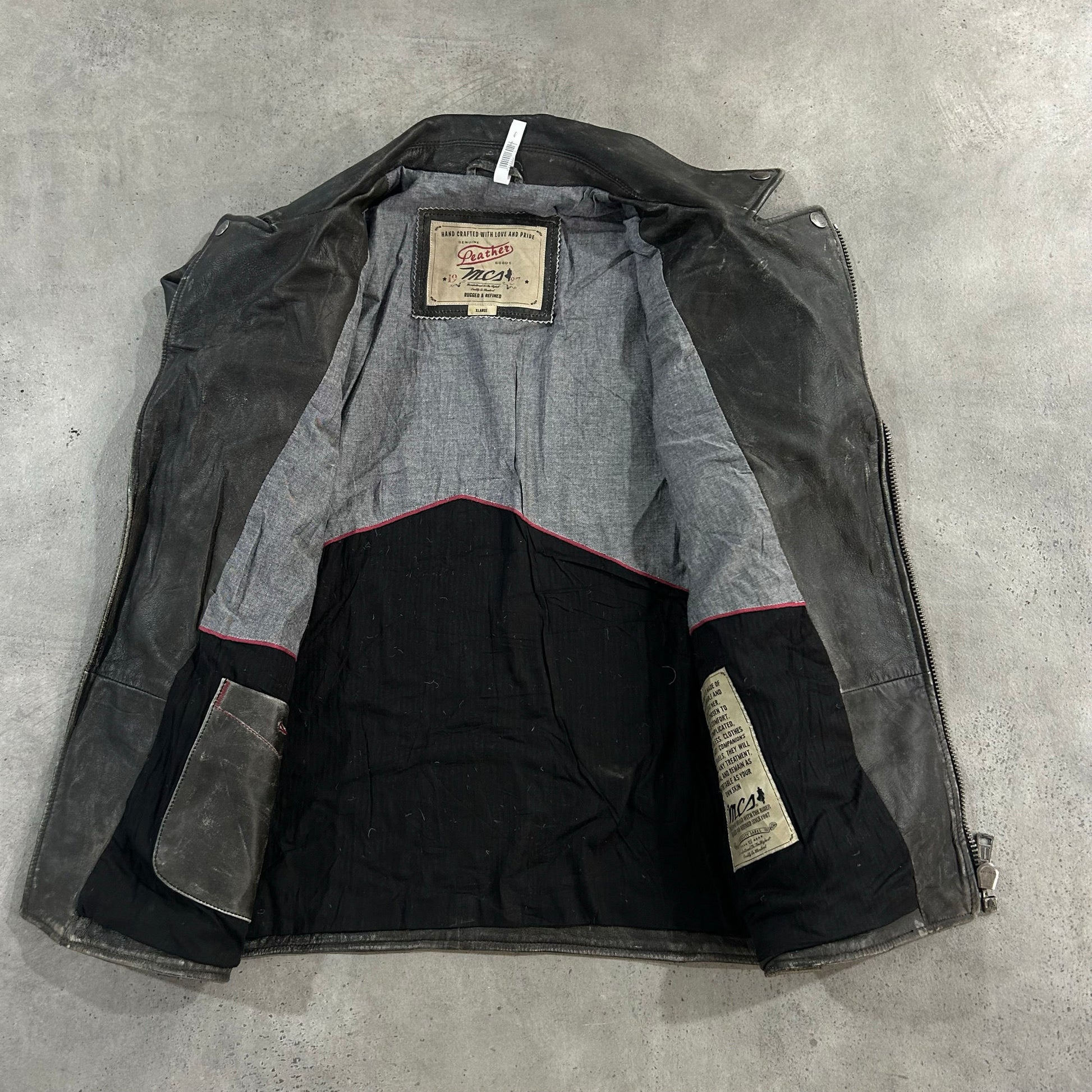 Vintage Marlboro Retro Double Rider Leather Jackets