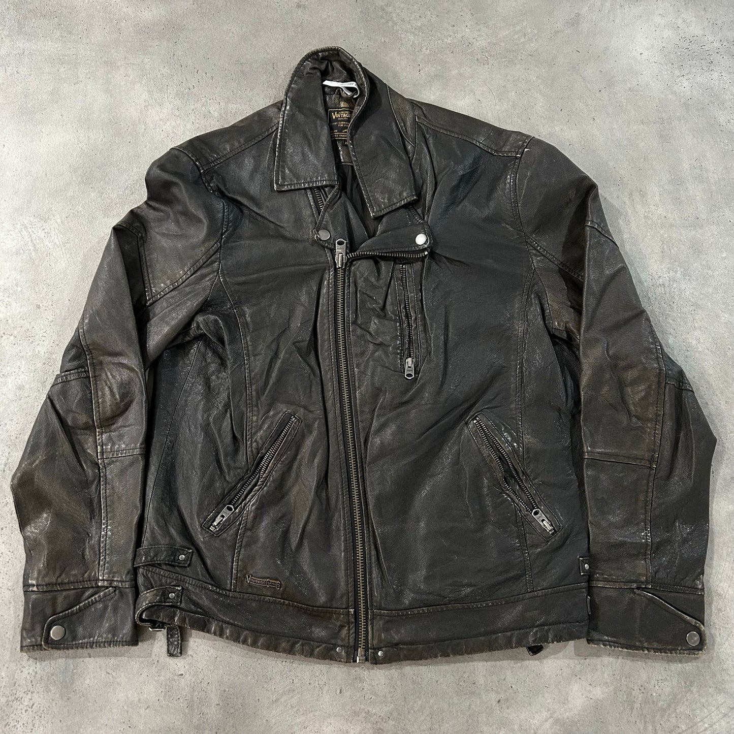 Vintage Retro Double Rider Leather Jackets