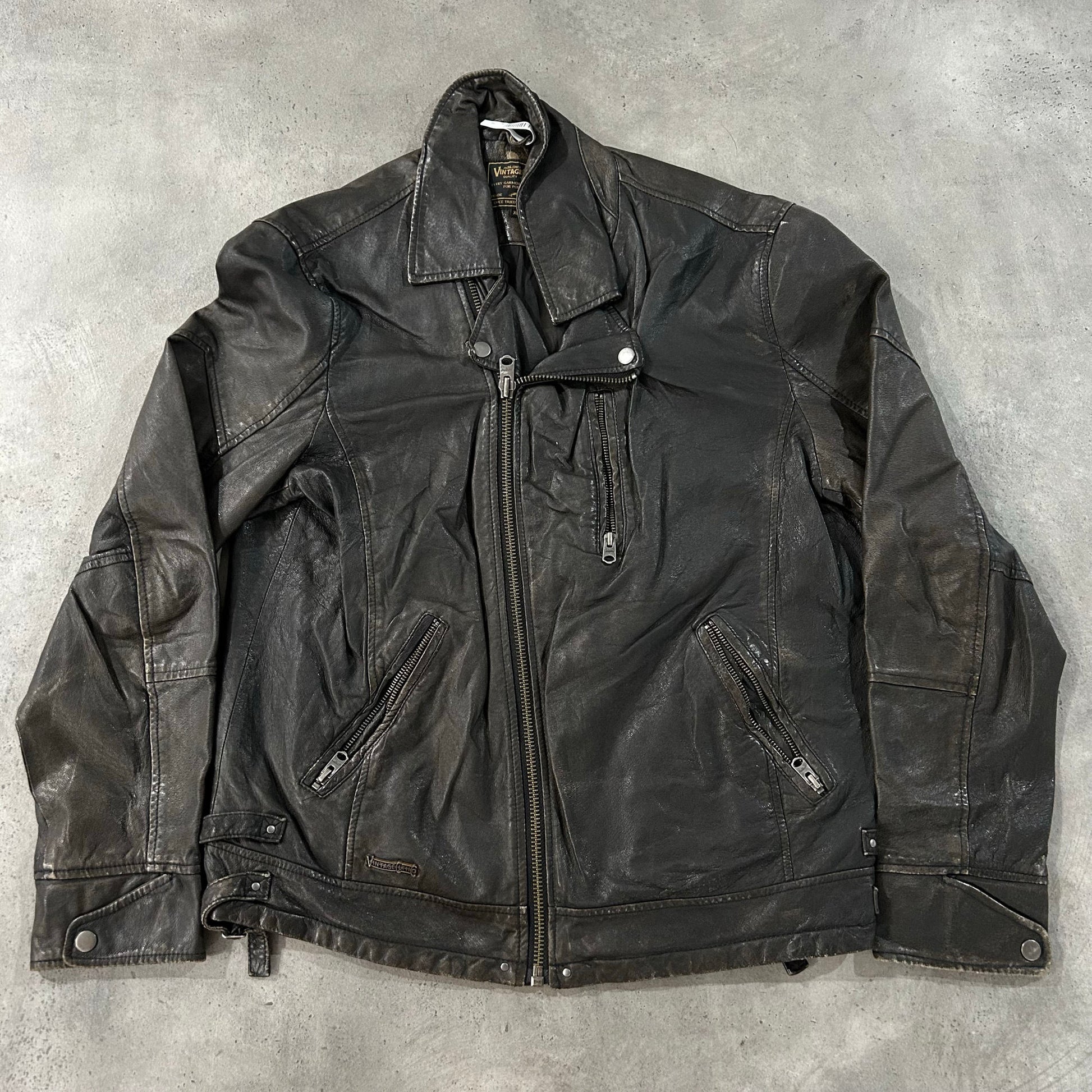 Vintage Retro Double Rider Leather Jackets