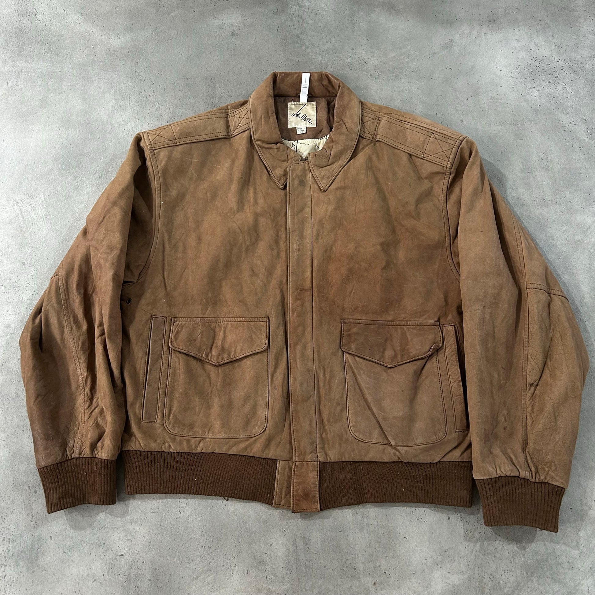 Vintage 70s-90s South Korea Military A-2 Leather Jackets