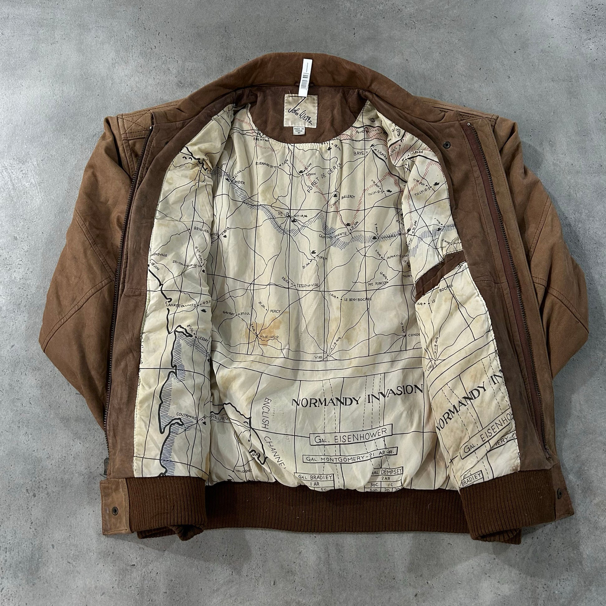 Vintage 70s-90s South Korea Military A-2 Leather Jackets