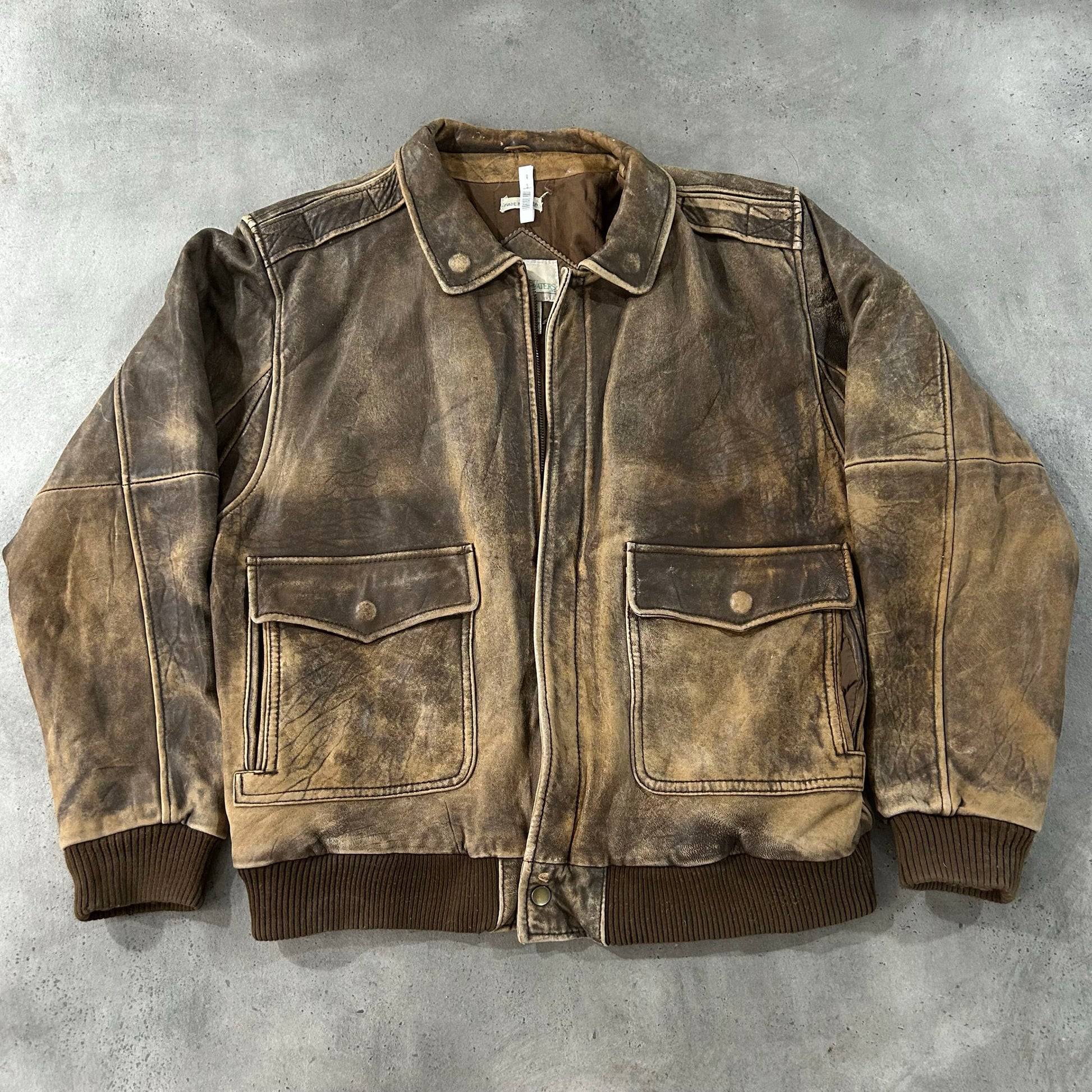 Vintage 70s-90s South Korea Retro A-2 Leather Jackets