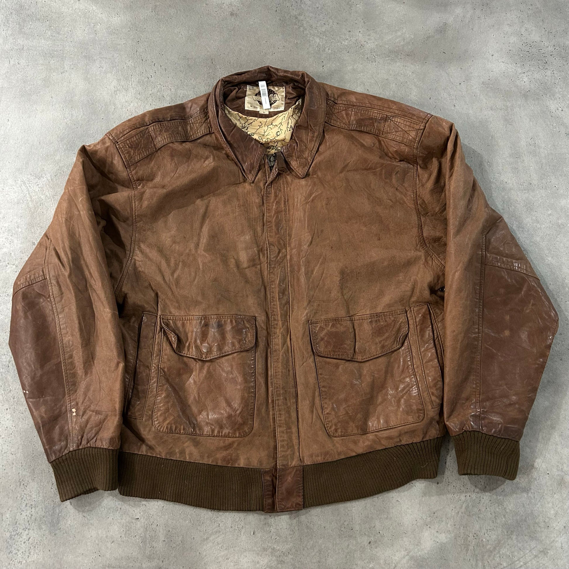 Vintage 70s-90s South Korea Military A-2 Leather Jackets